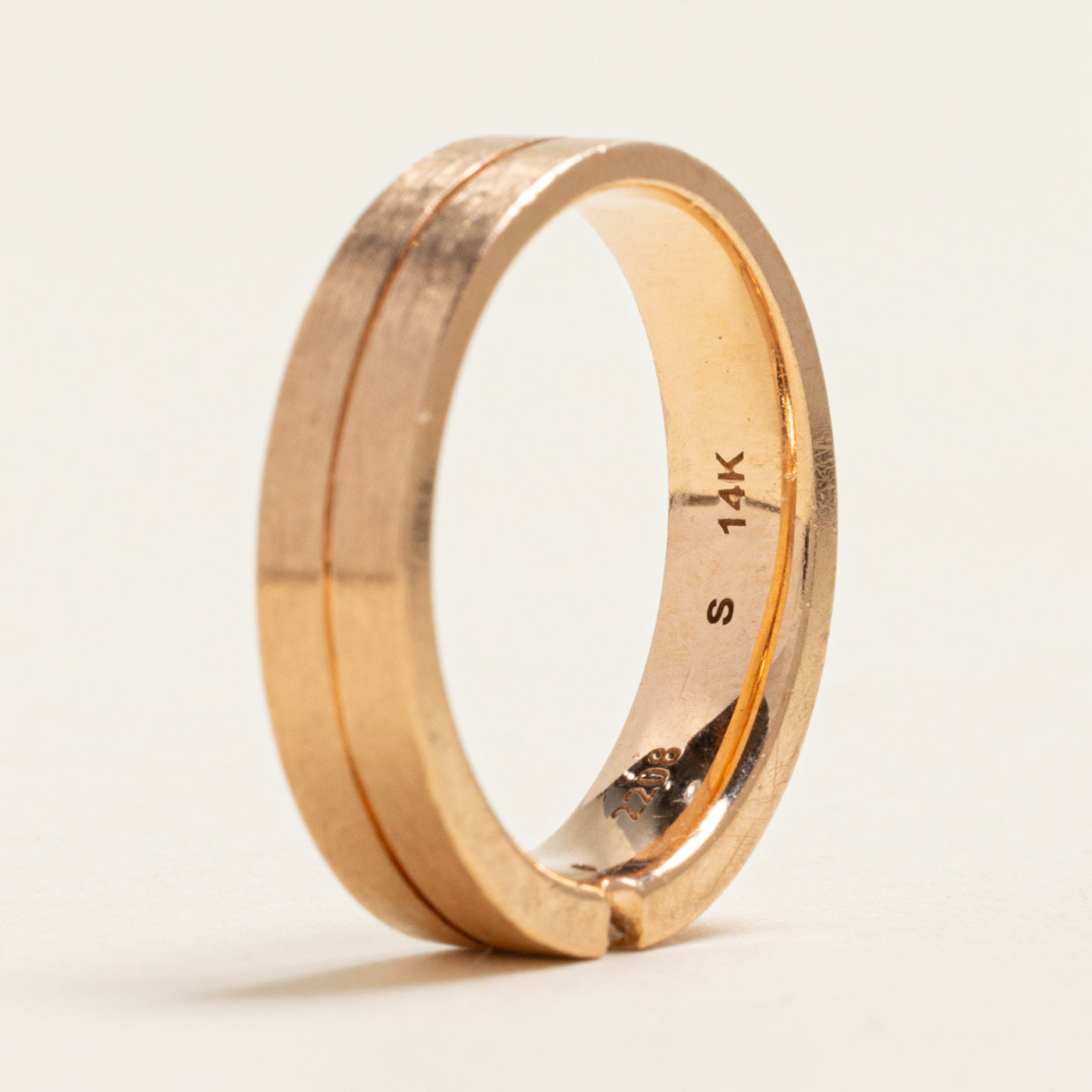 Two Stone Princess Cut Diamond Band | 0.05ctw | 5.45mm | SZ 5.5