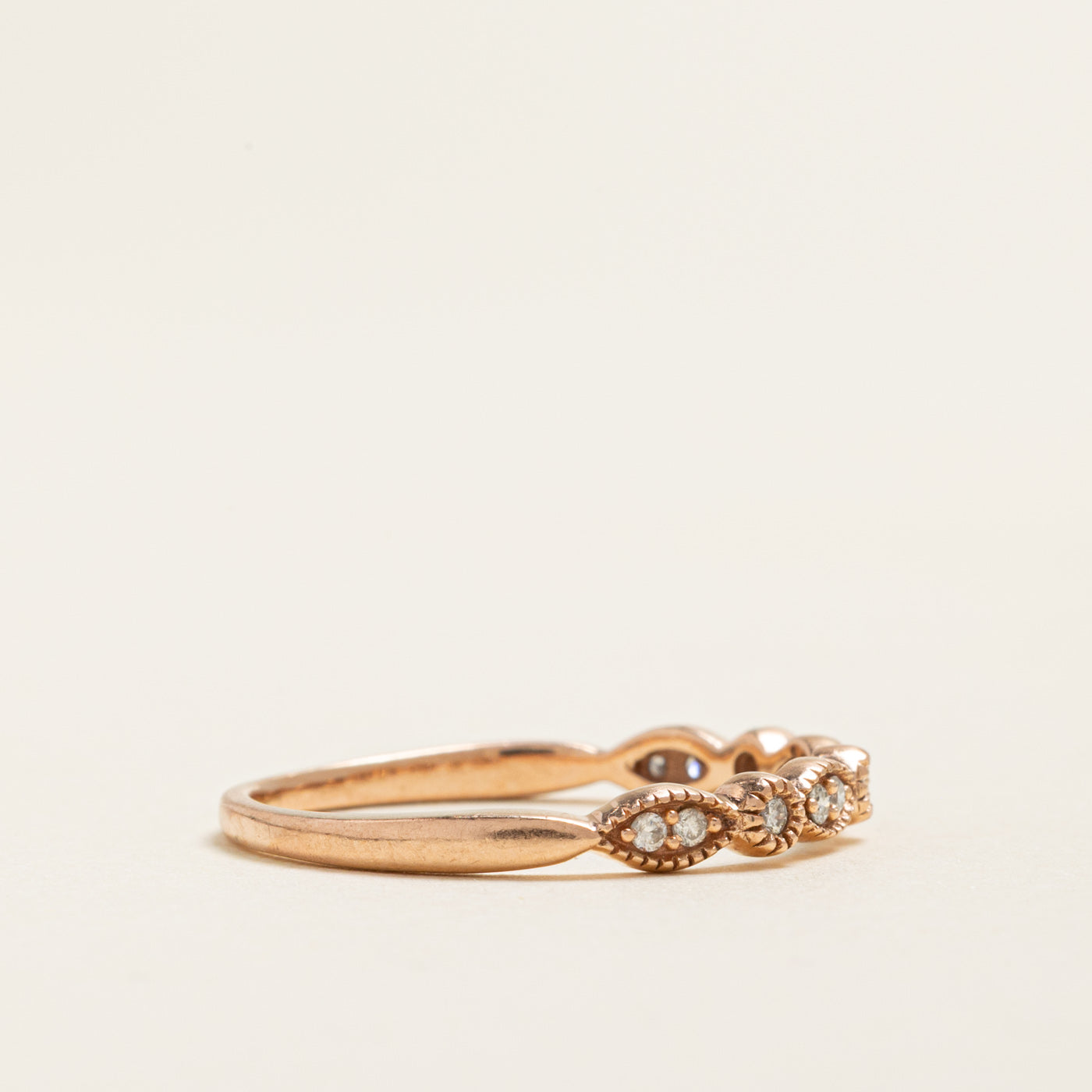 Semi Eternity Diamond Ring | 0.12ctw | SZ 9