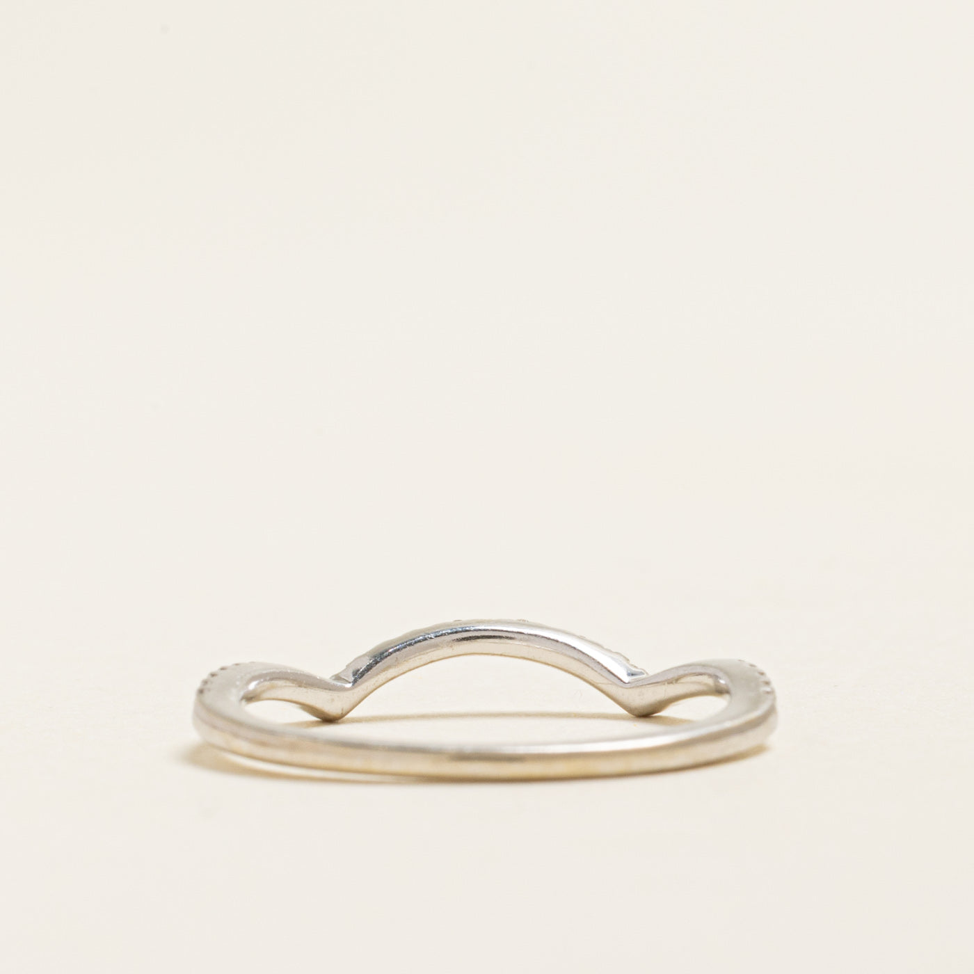 Semi Eternity Diamond Contour Ring | 0.15ctw | SZ 6.5