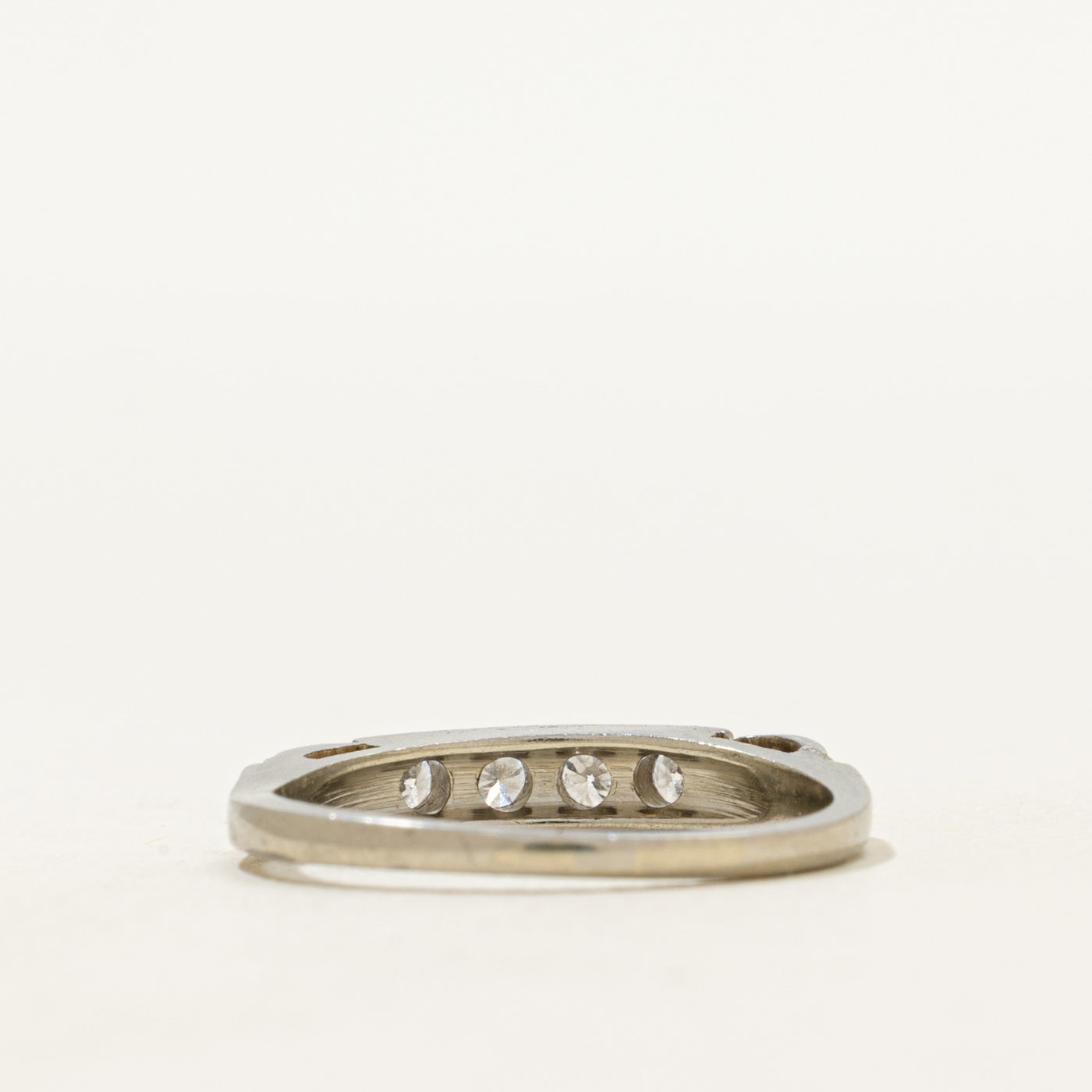 18k Four Stone Diamond Band | SZ 5