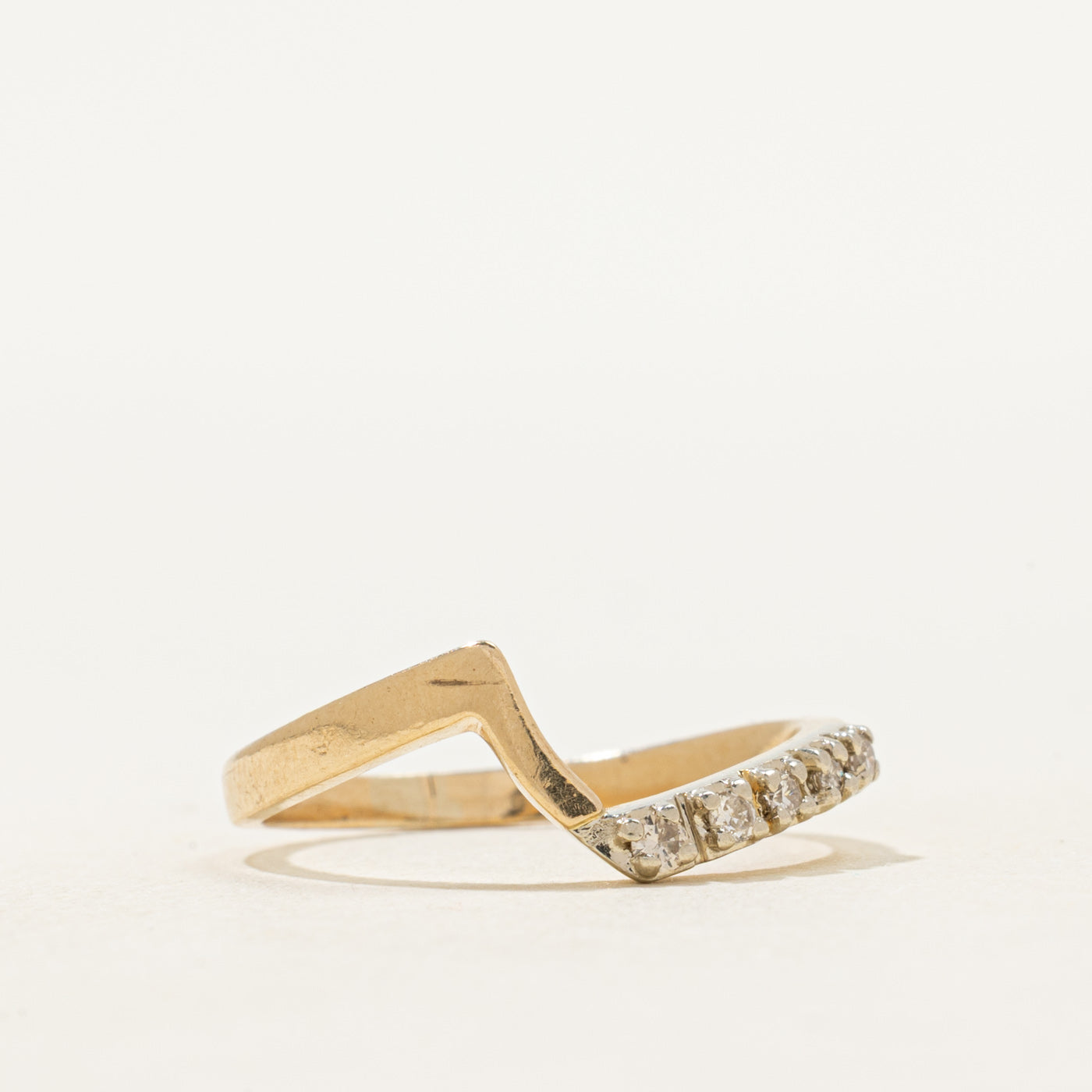 Five Stone Diamond Contour Ring | SZ 7.25
