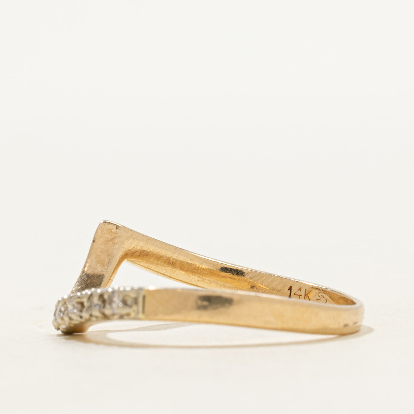 Five Stone Diamond Contour Ring | SZ 7.25