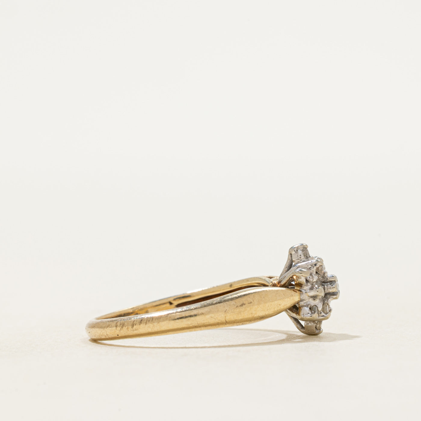 Diamond Snowflake Cluster Ring | SZ 6