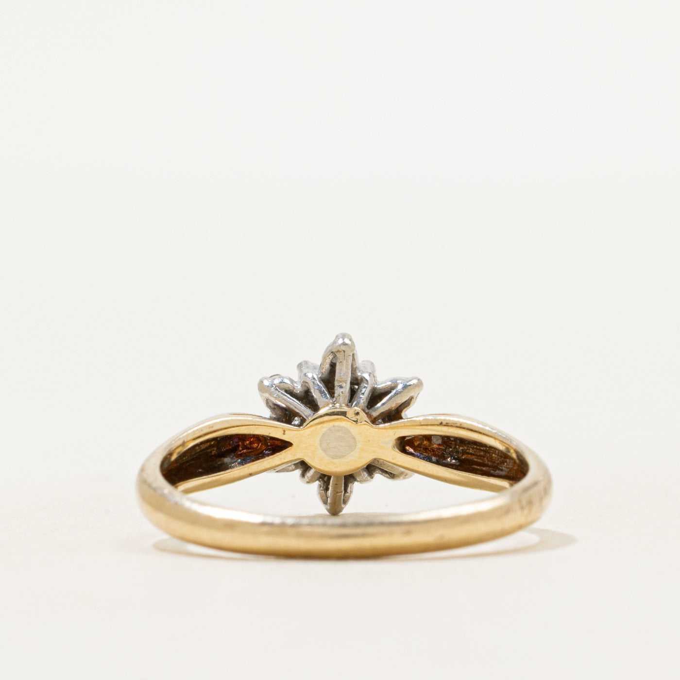 Diamond Snowflake Cluster Ring | SZ 6