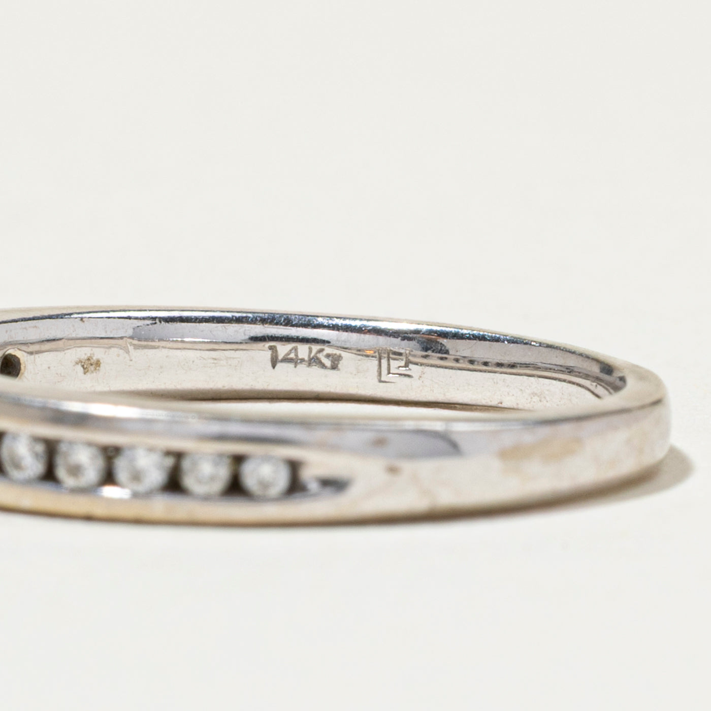 Channel Set Semi Eternity Diamond Band | 3mm | SZ 6.25