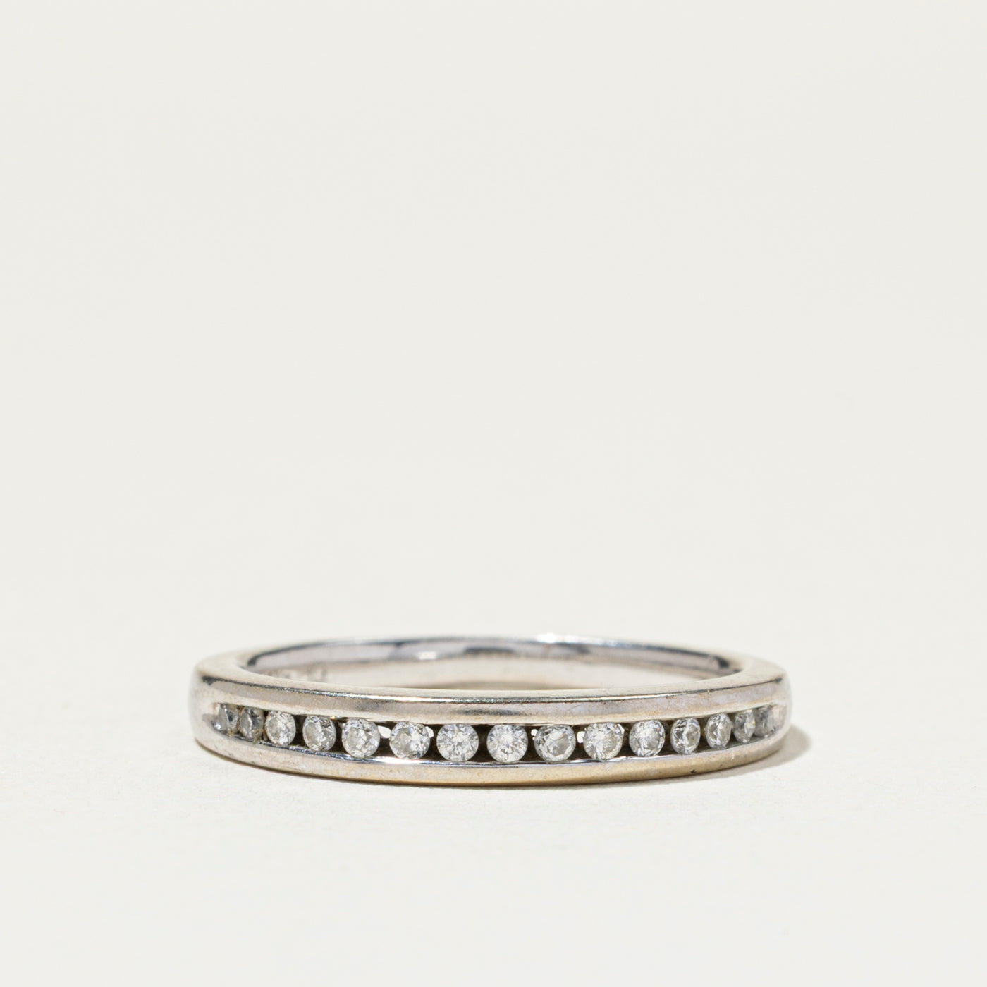 Channel Set Semi Eternity Diamond Band | 3mm | SZ 6.25