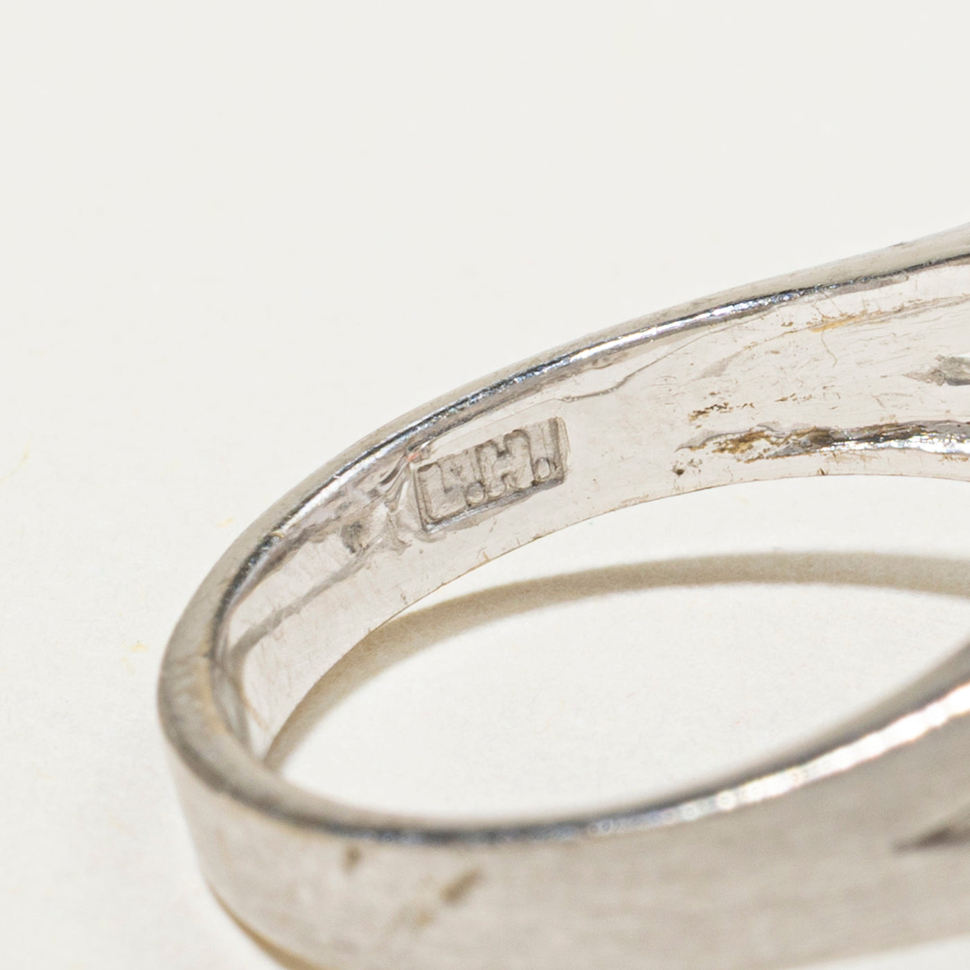 Diamond "M" Initial Ring | SZ 4.25