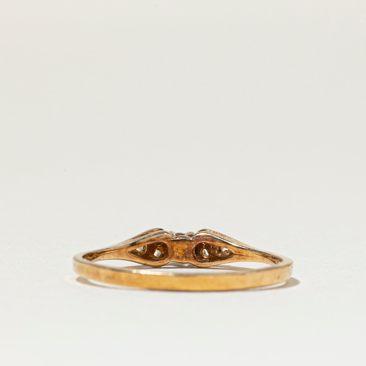 Bague Illusion sertie de diamants, taille 5,75