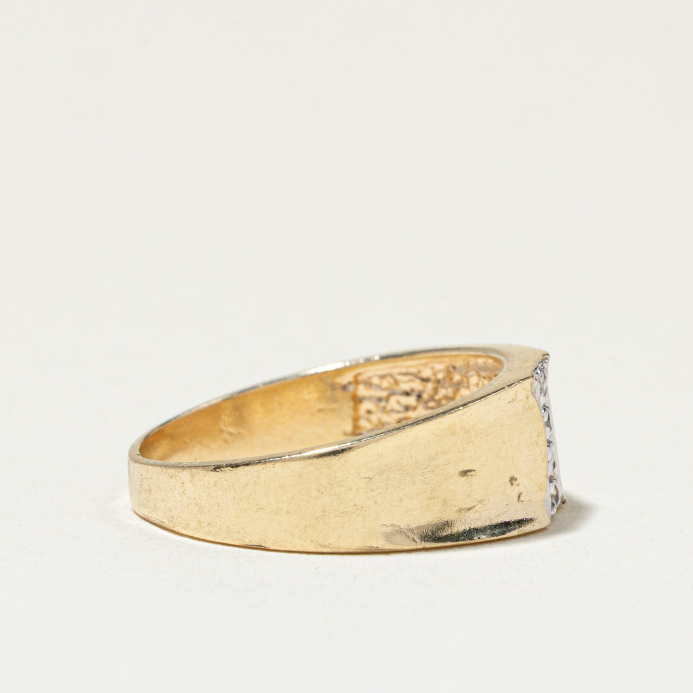 Bague colonne à trois diamants | Taille 5