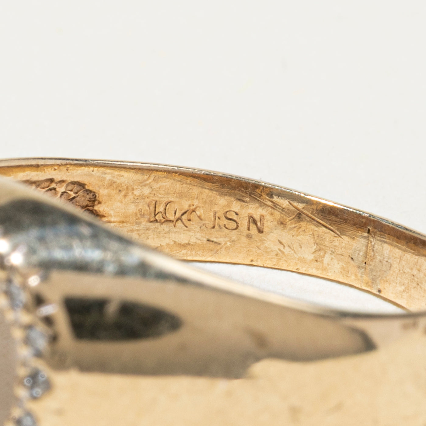 Bague fer à cheval en diamant | Taille 7