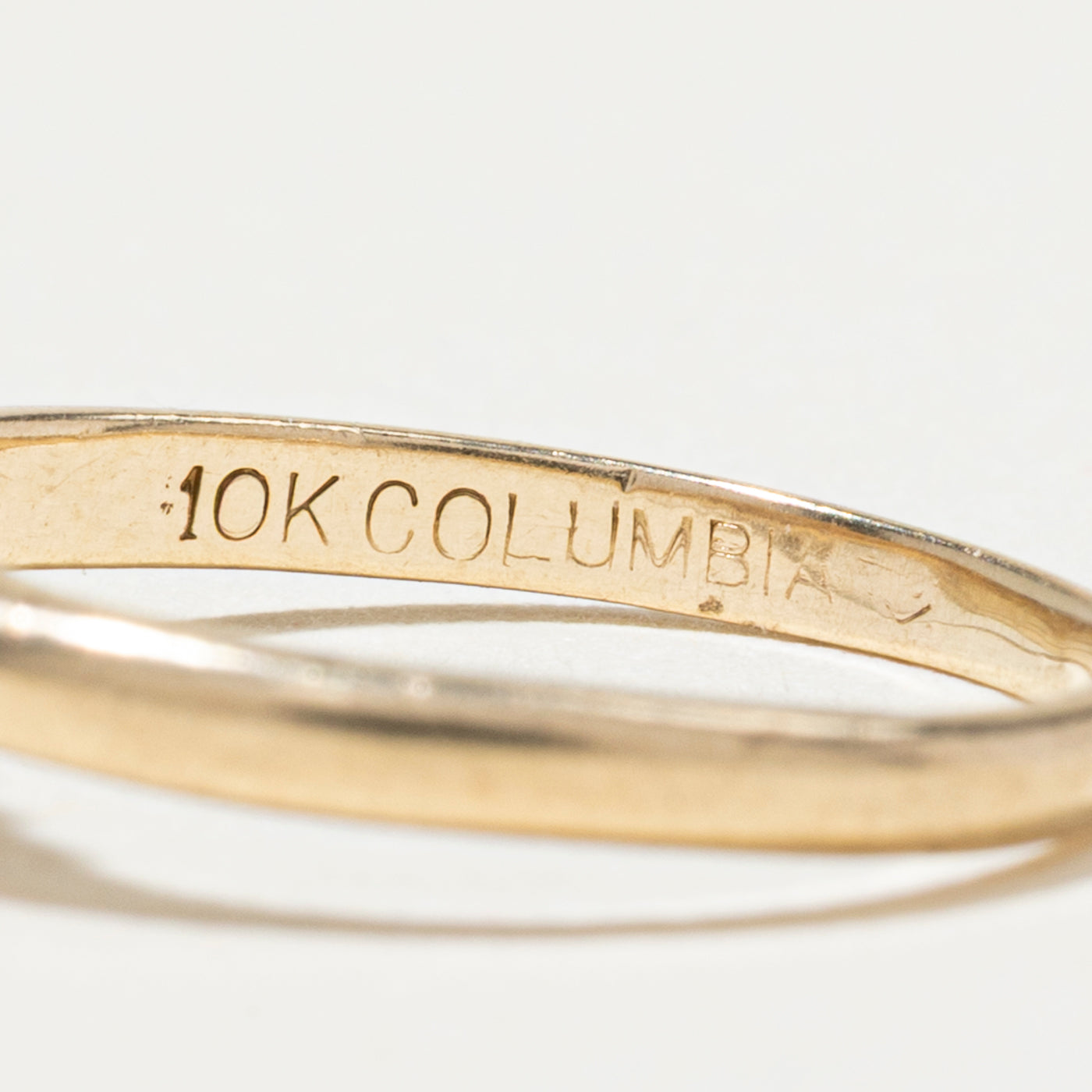 Diamond Grooved Petite Ring | SZ 3