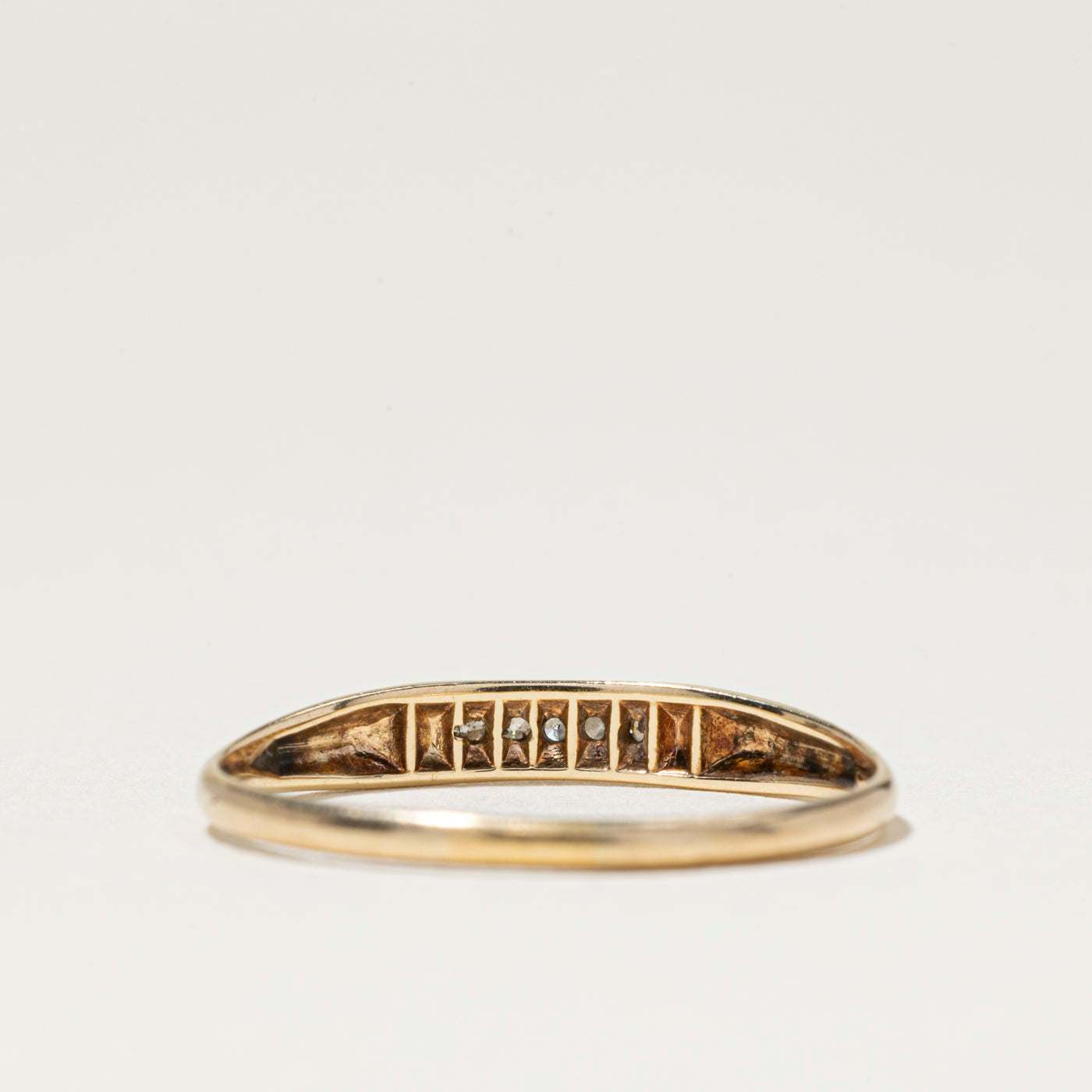 Five Stone Diamond Band | 1.5mm | SZ 6