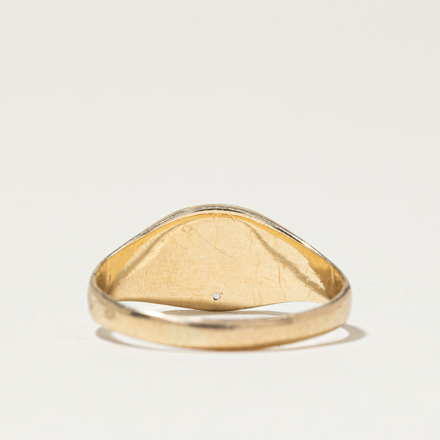 Diamond "LL" Initial Signet Ring | SZ 5.5