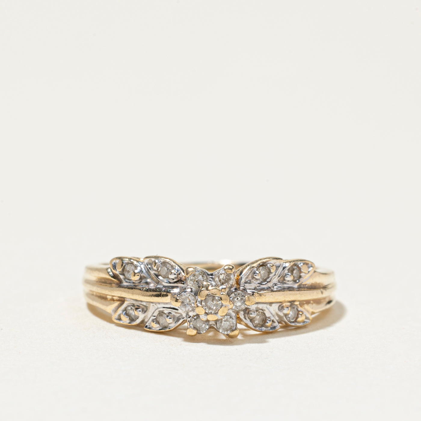 Diamond Petal Cluster Ring | SZ 4.75