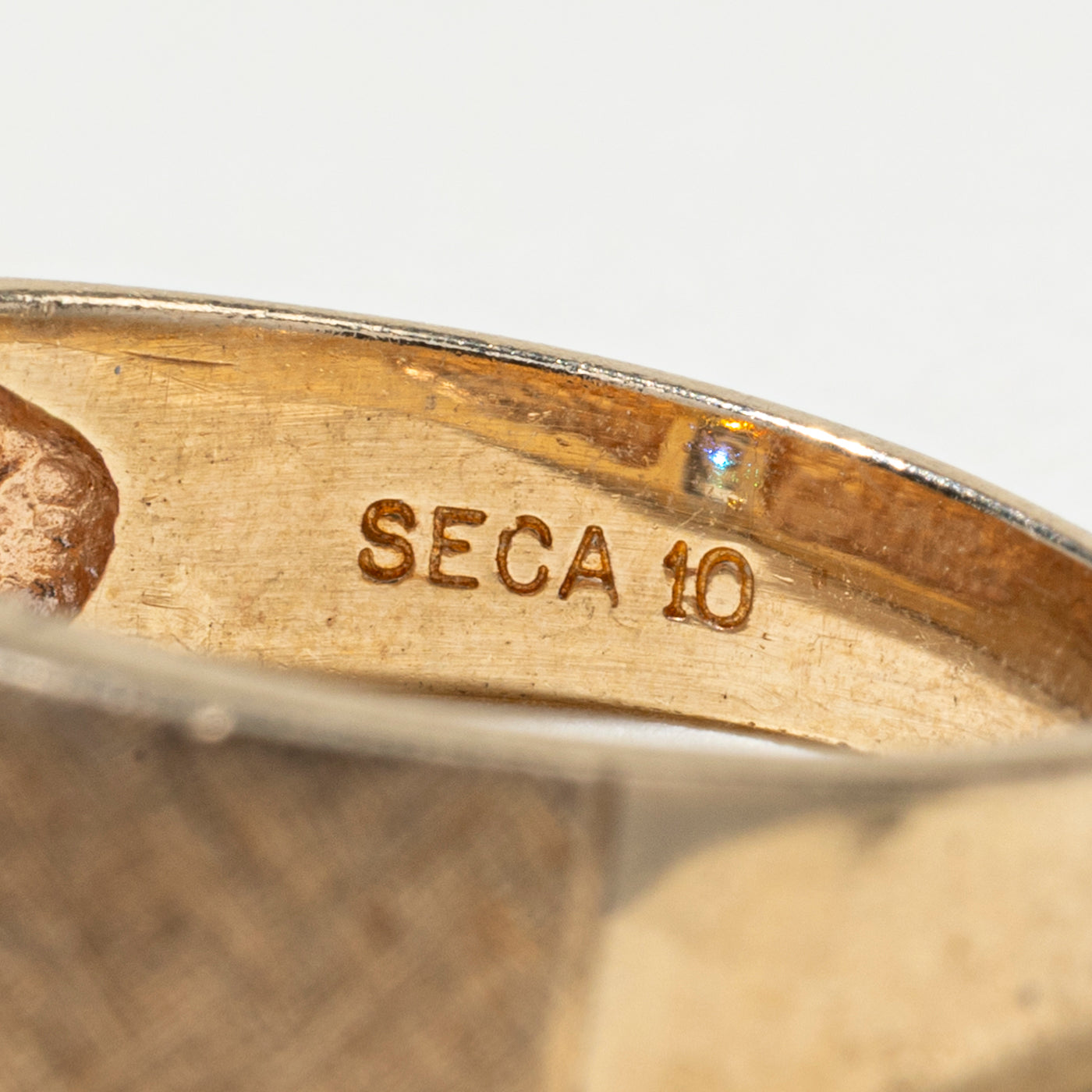 Two Stone Diamond Textured Band | SZ 5.5