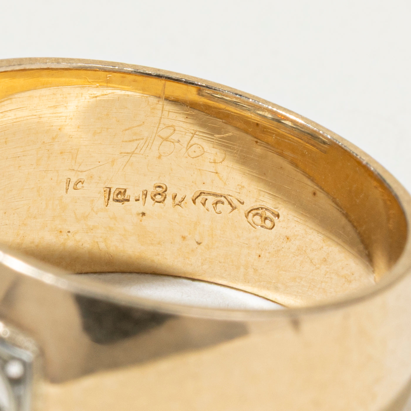 Diamond Ornate Openwork Cocktail Ring | SZ 6.5