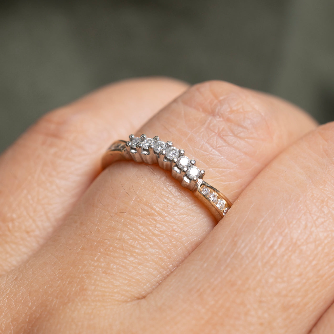 Diamond Contour Ring | SZ 7.5