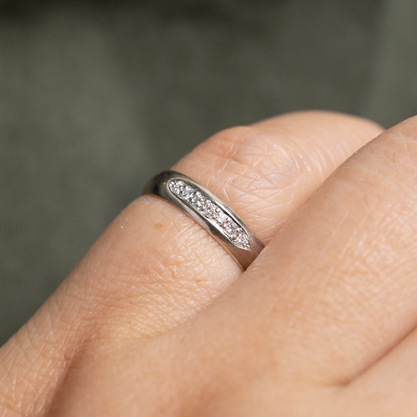 Bague sept diamants | 3 mm | Taille 4,75