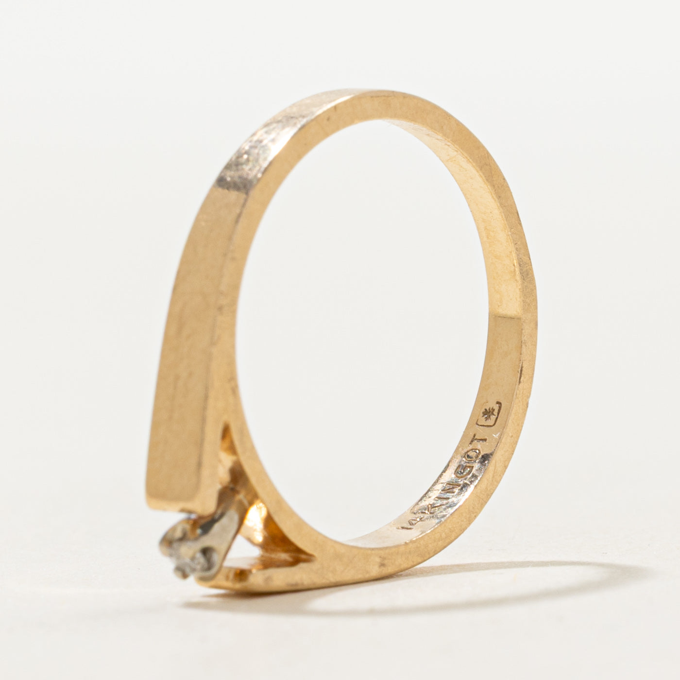 Solitaire Diamond Cathedral Ring | SZ 6