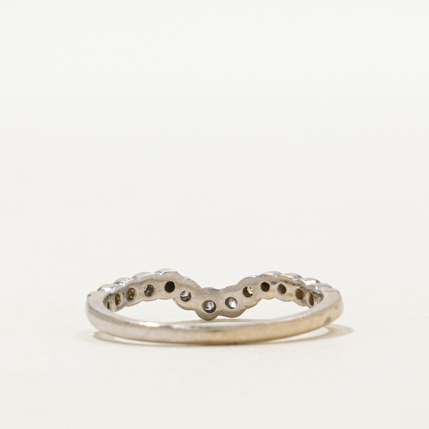 Semi Eternity Diamond Contour Ring | SZ 6