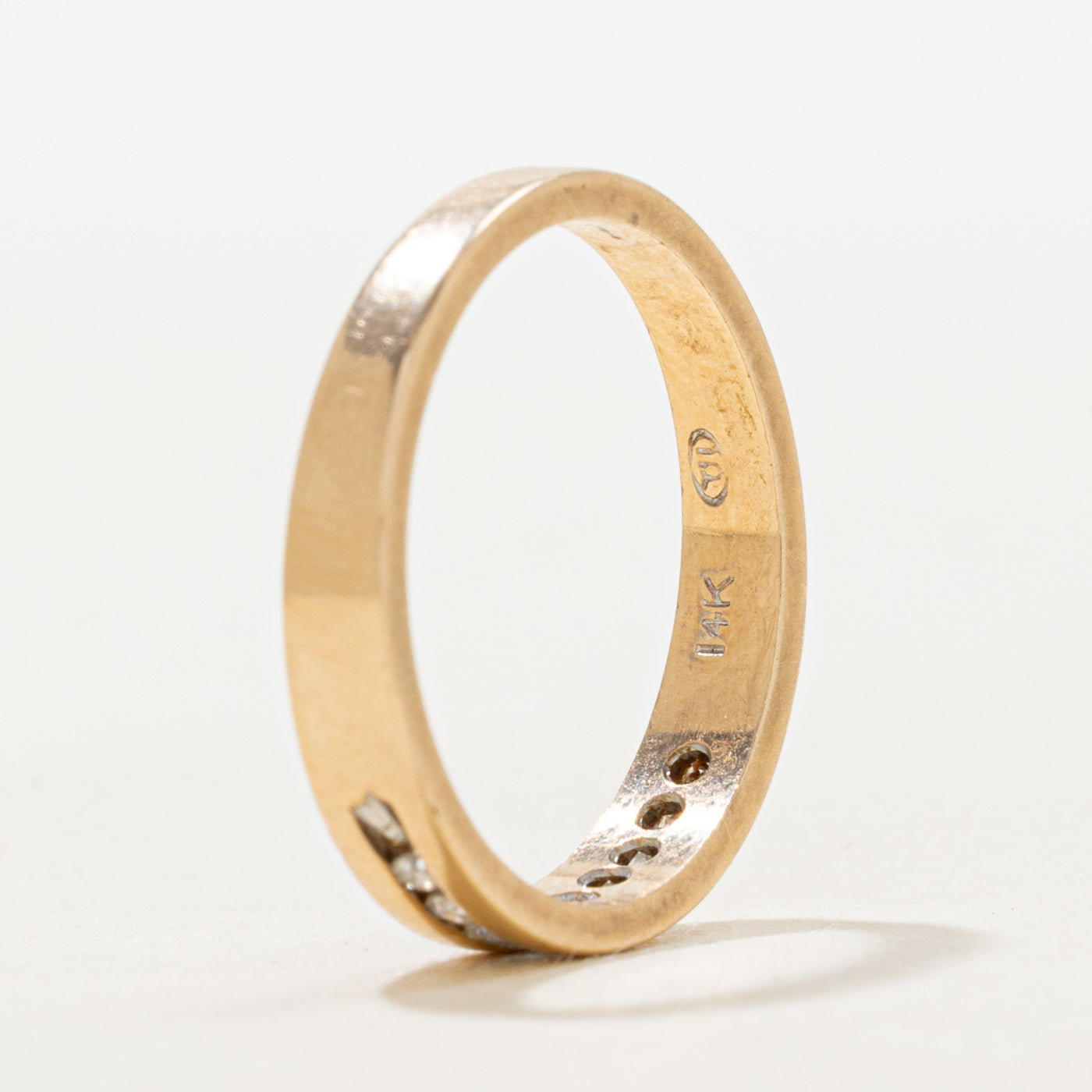 Channel Set Semi Eternity Diamond Band | SZ 7