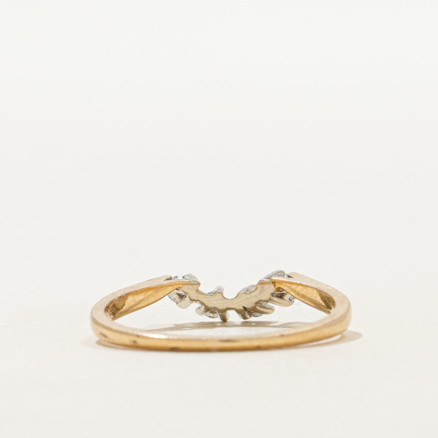 'Birks' Four Stone Diamond Contour Ring | SZ 6