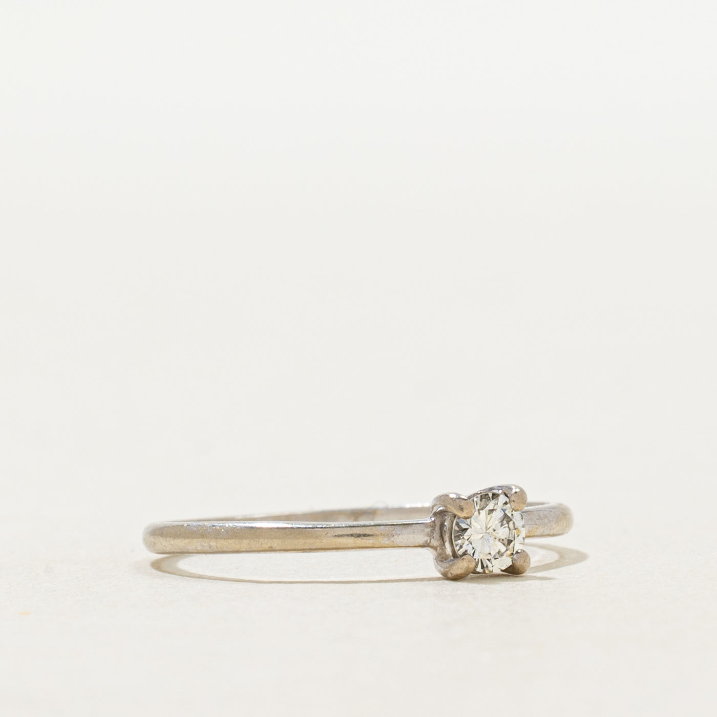 Solitaire Diamond Petite Ring | SZ 4.25