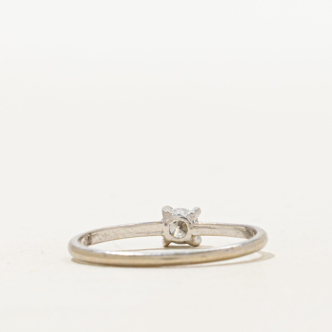 Solitaire Diamond Petite Ring | SZ 4.25