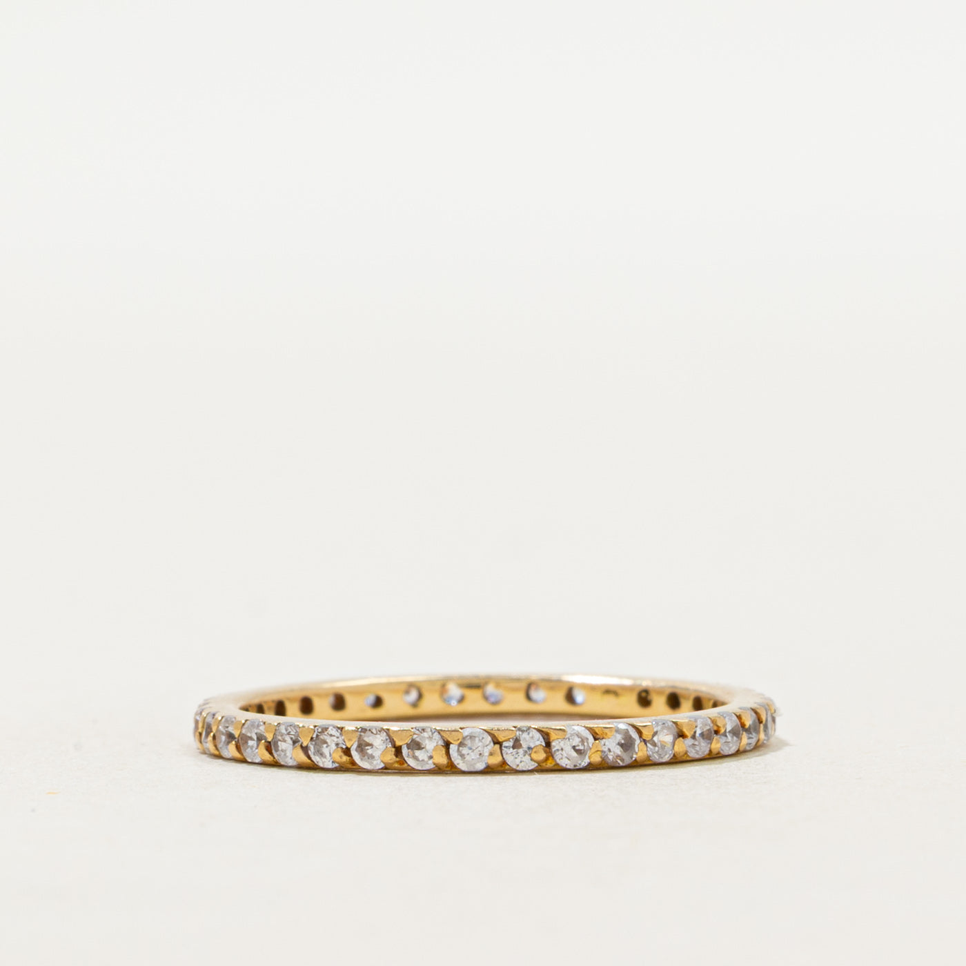 18k Eternity Diamond Band | 1.60mm | SZ 6.5
