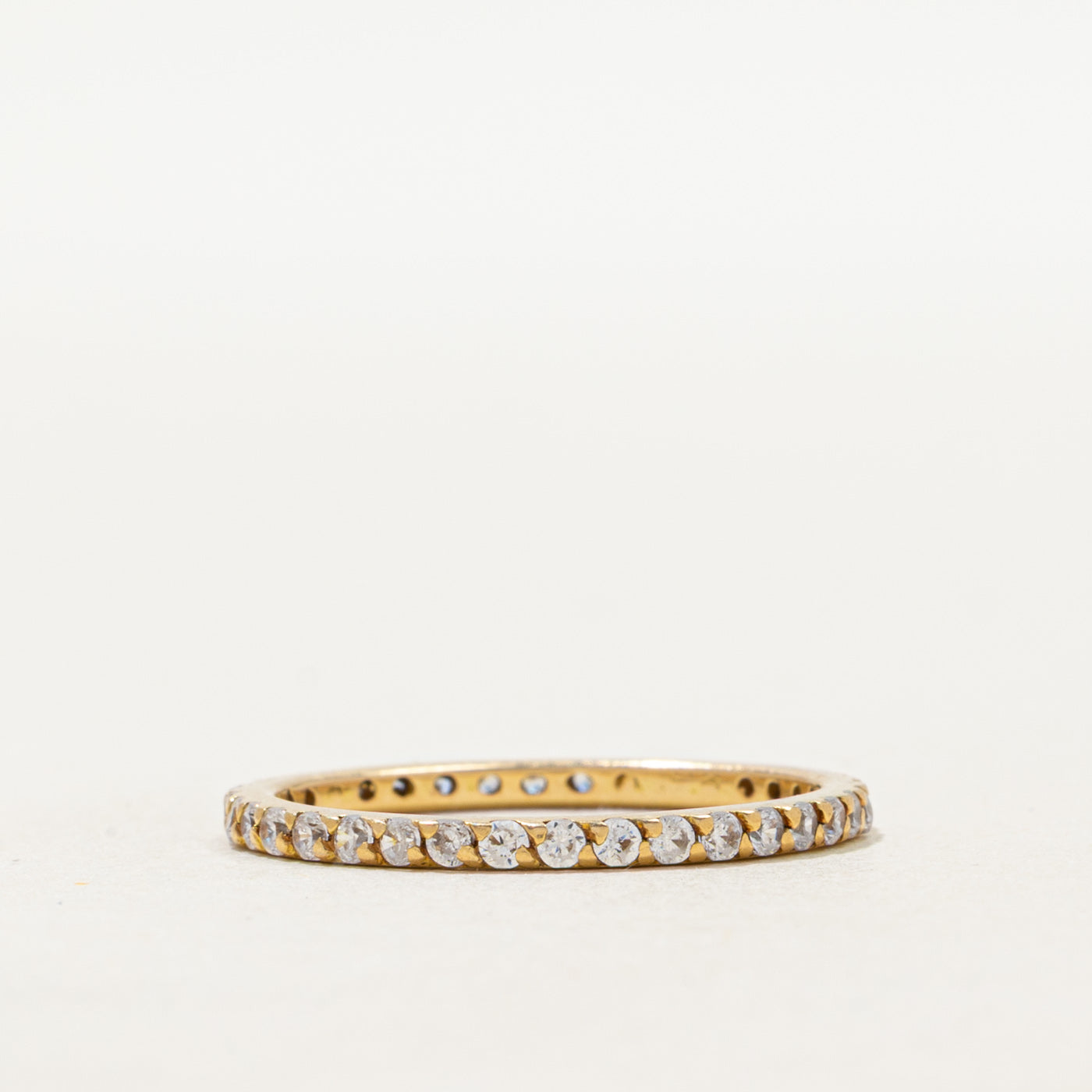 18k Eternity Diamond Band | 1.60mm | SZ 6.5