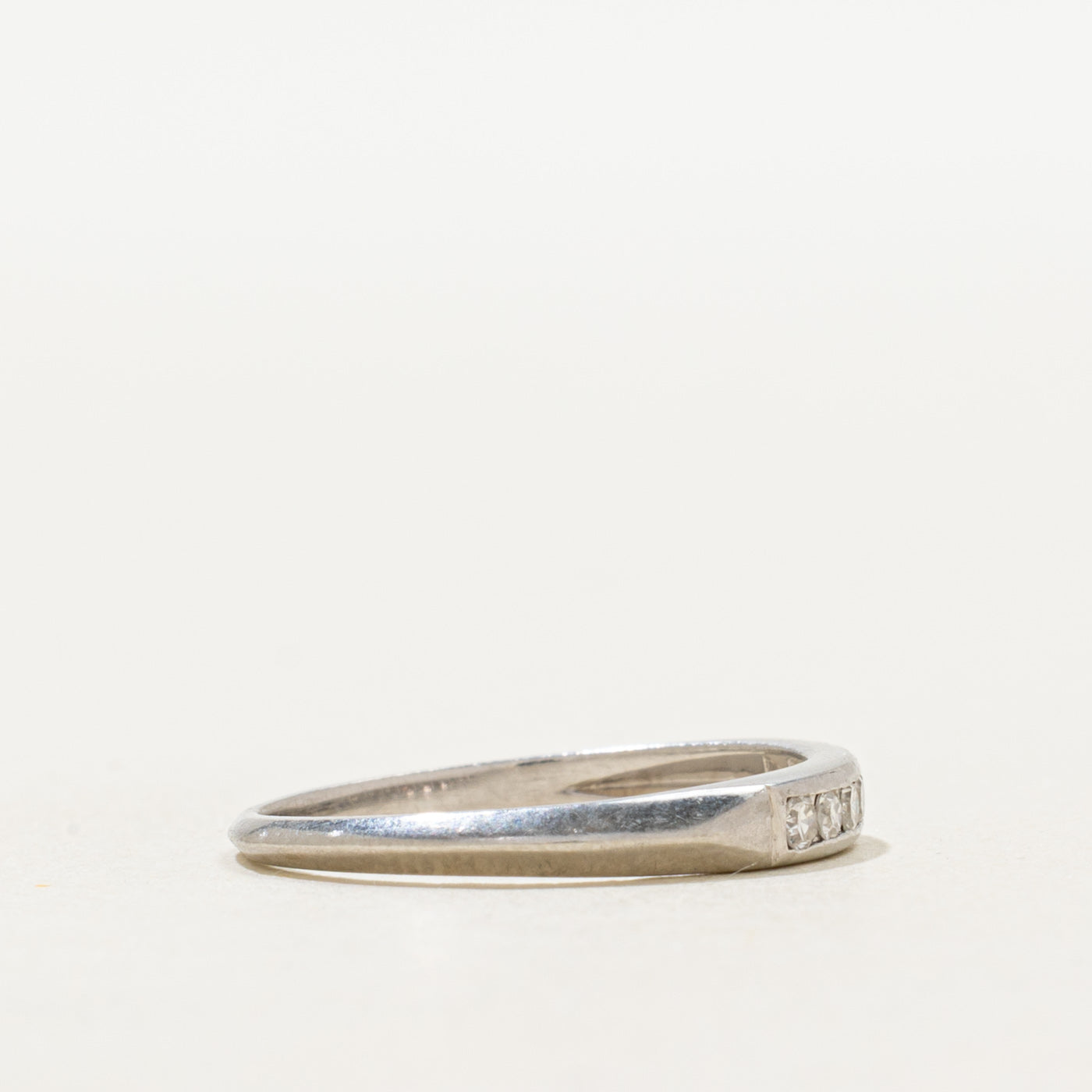 Platinum Seven Stone Diamond Band | SZ 4.5