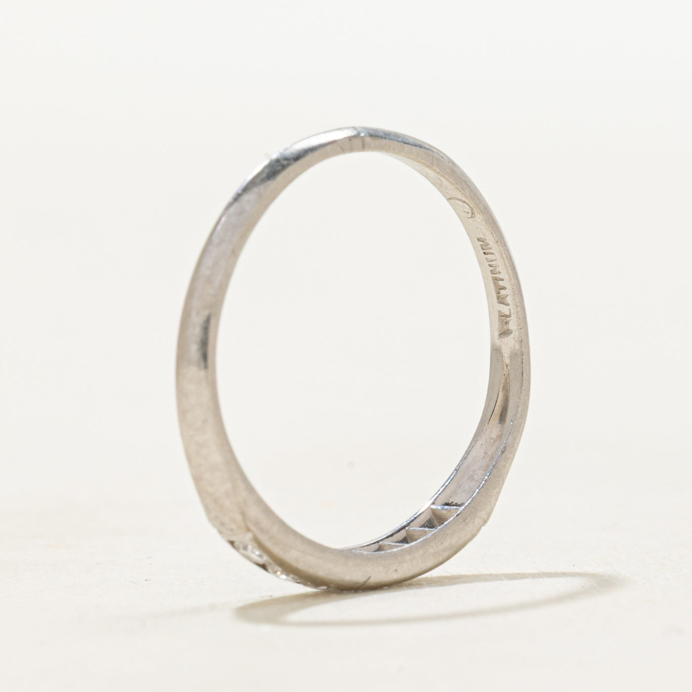 Platinum Seven Stone Diamond Band | SZ 4.5