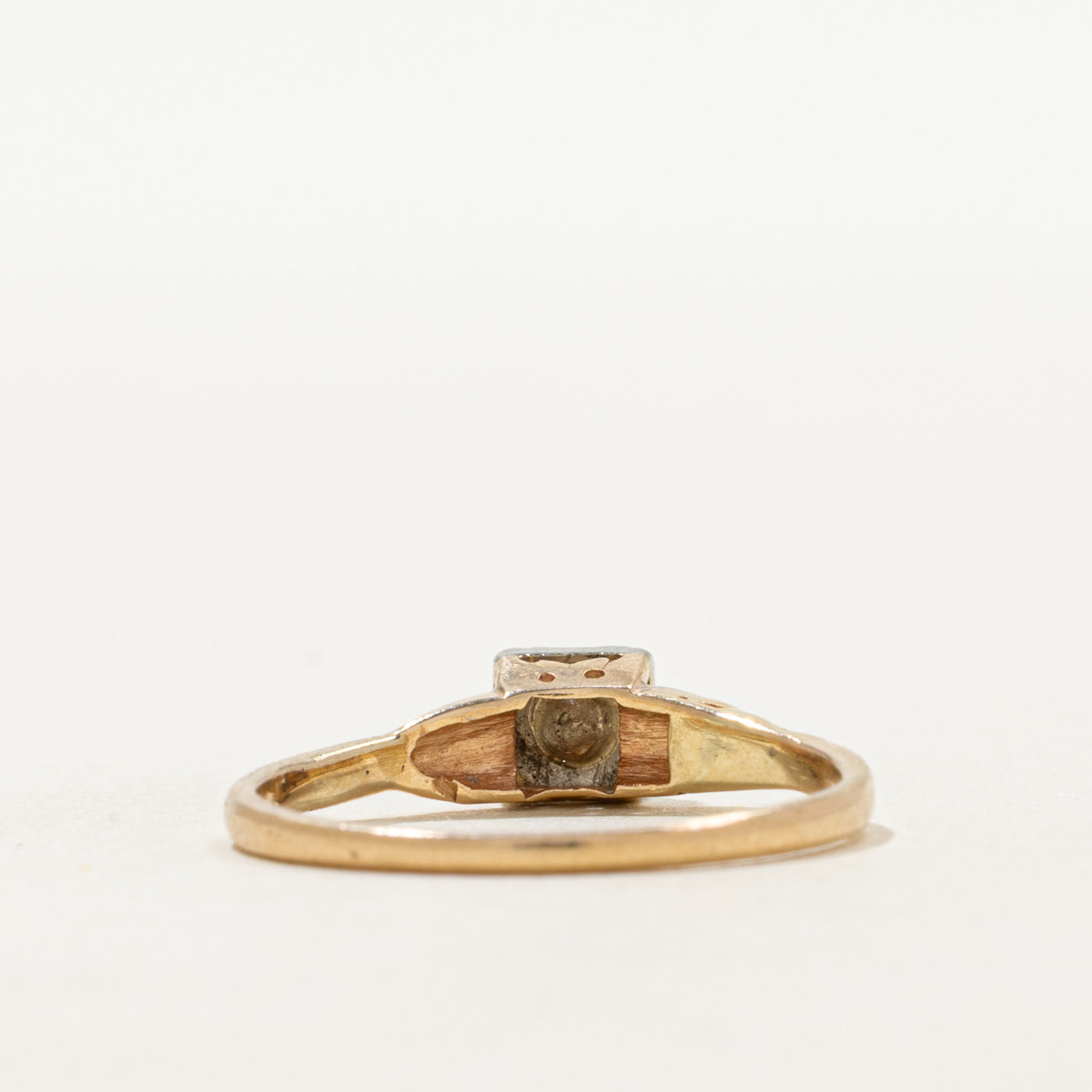 Solitaire Diamond Petite Ring | SZ 7