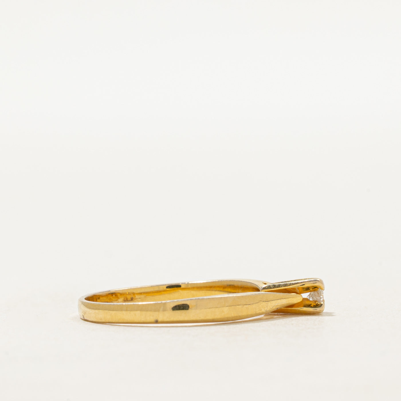 Solitaire Diamond Petite Ring | SZ 6
