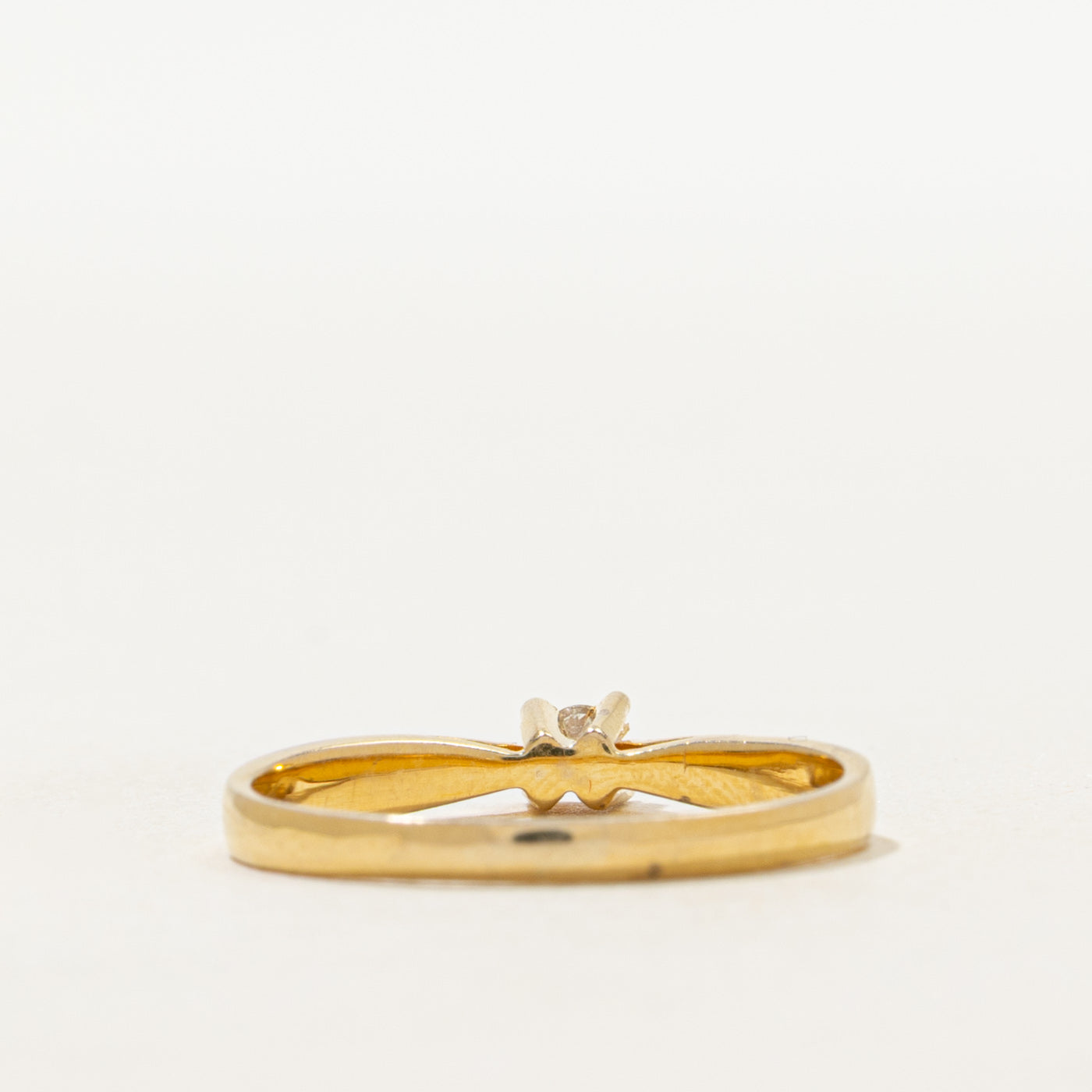Solitaire Diamond Petite Ring | SZ 6
