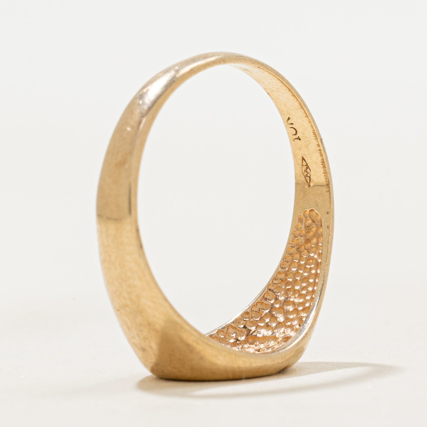 Diamond "C" Initial Signet Ring | SZ 10