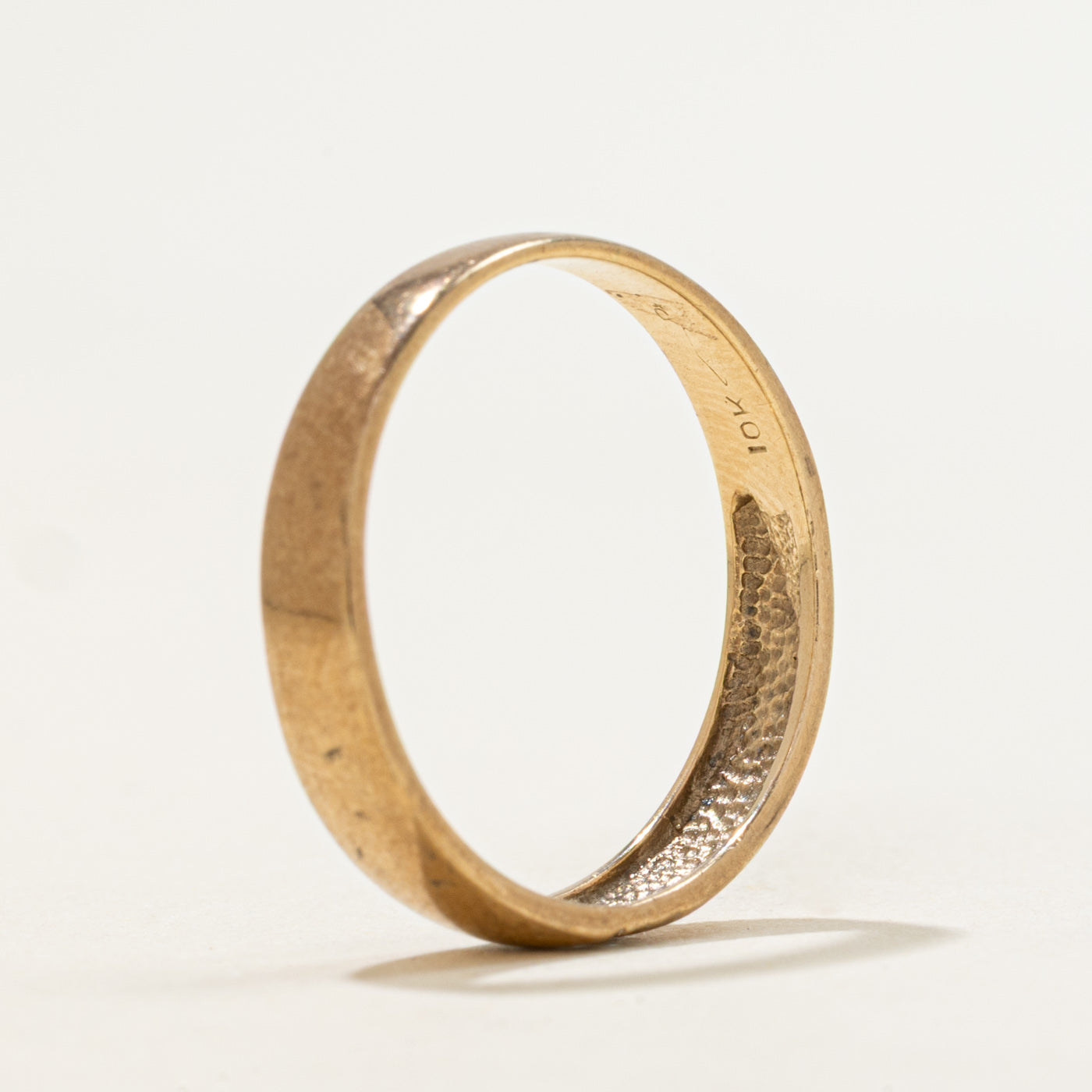 Diagonal Three Stone Diamond Band | SZ 8.25