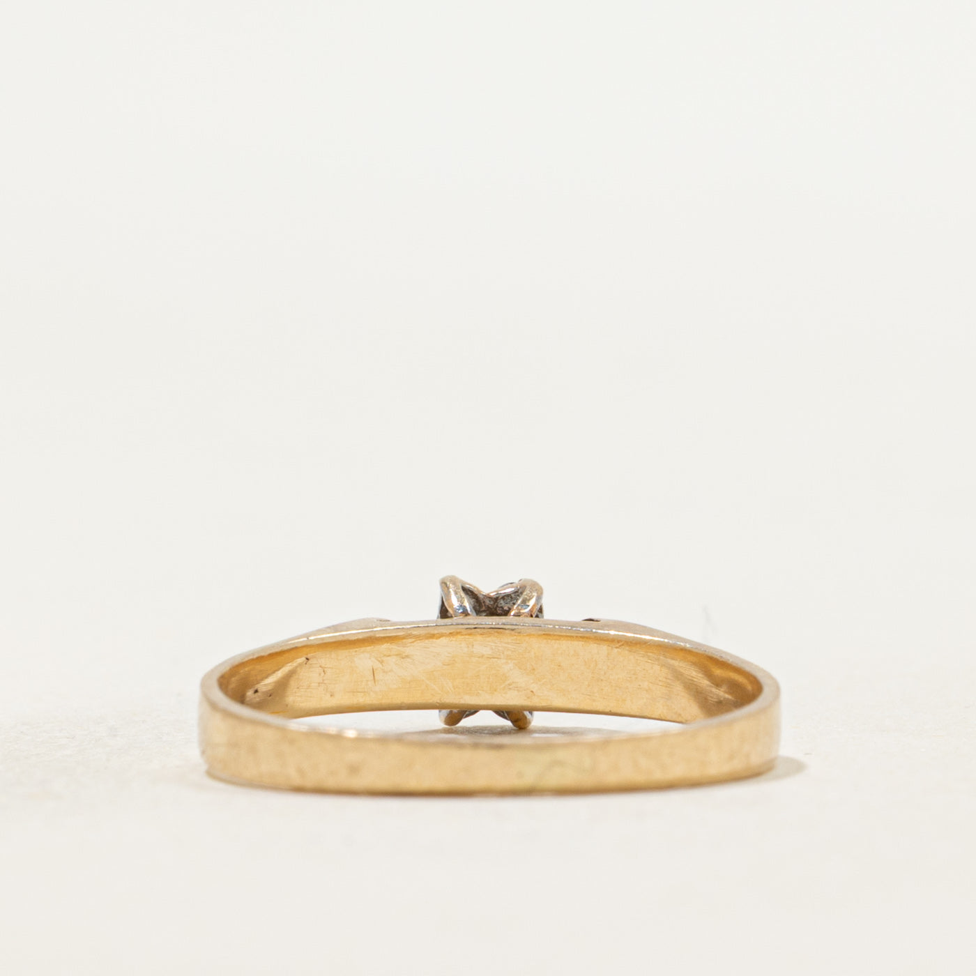 Yellow Gold Diamond Petal Cluster Ring | SZ 5.5