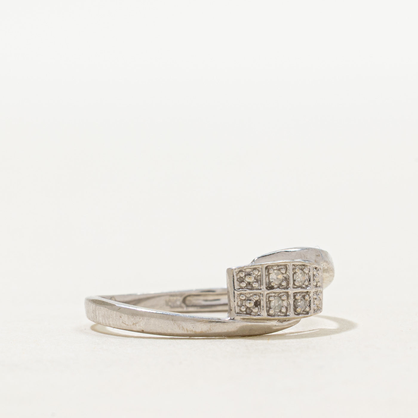 Diamond Grid Bypass Ring | SZ 6