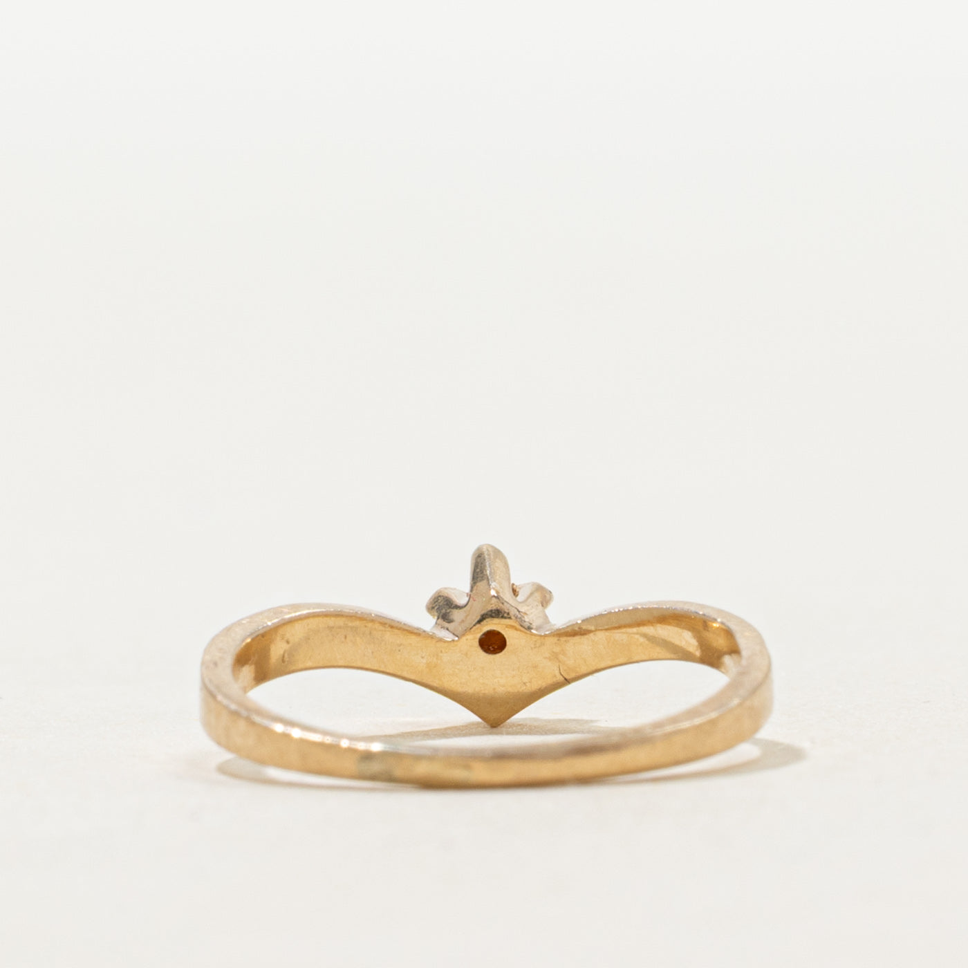 Diamond Petite Chevron Ring | SZ 2.25
