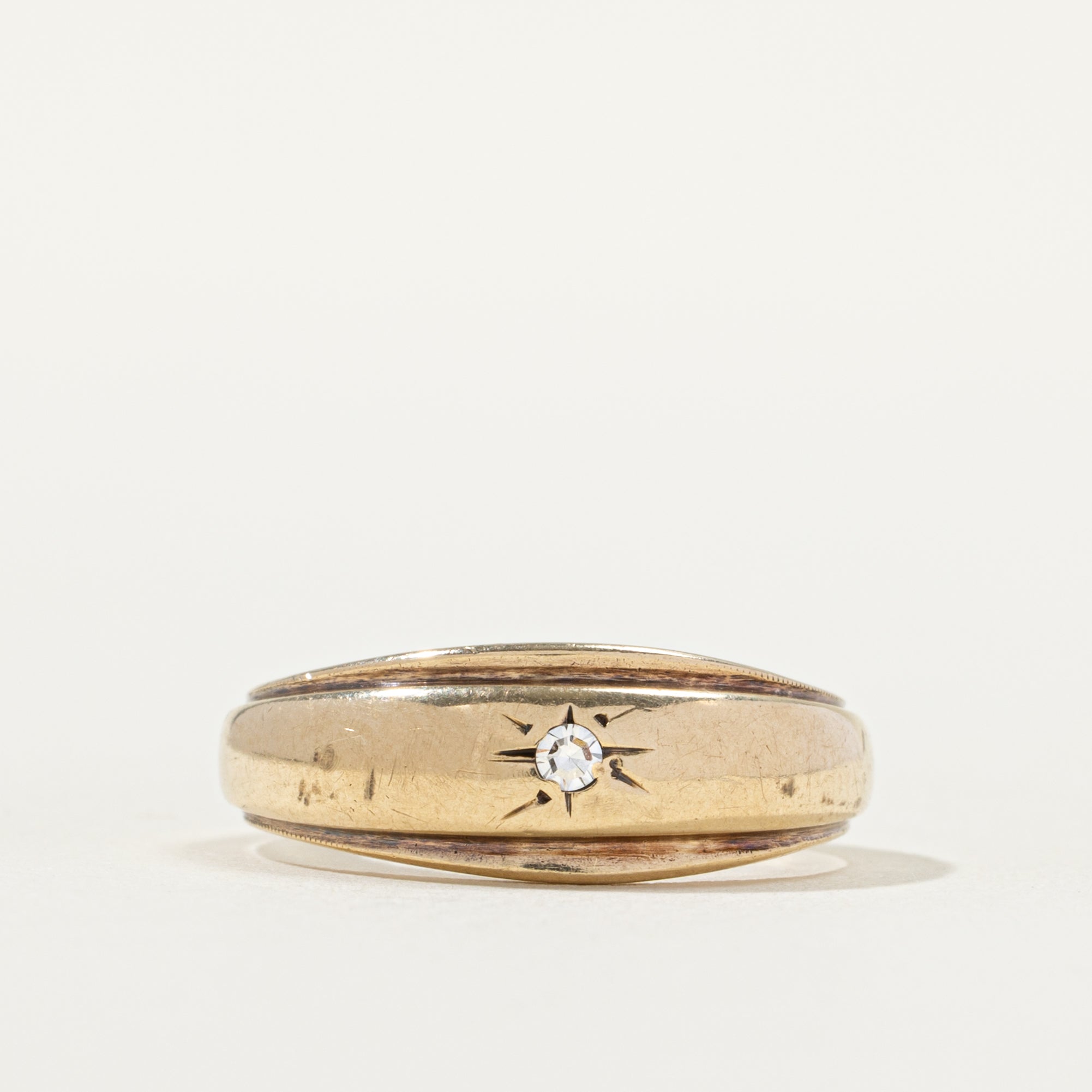 'Birks' Star Set Diamond Band | SZ 6.25 |