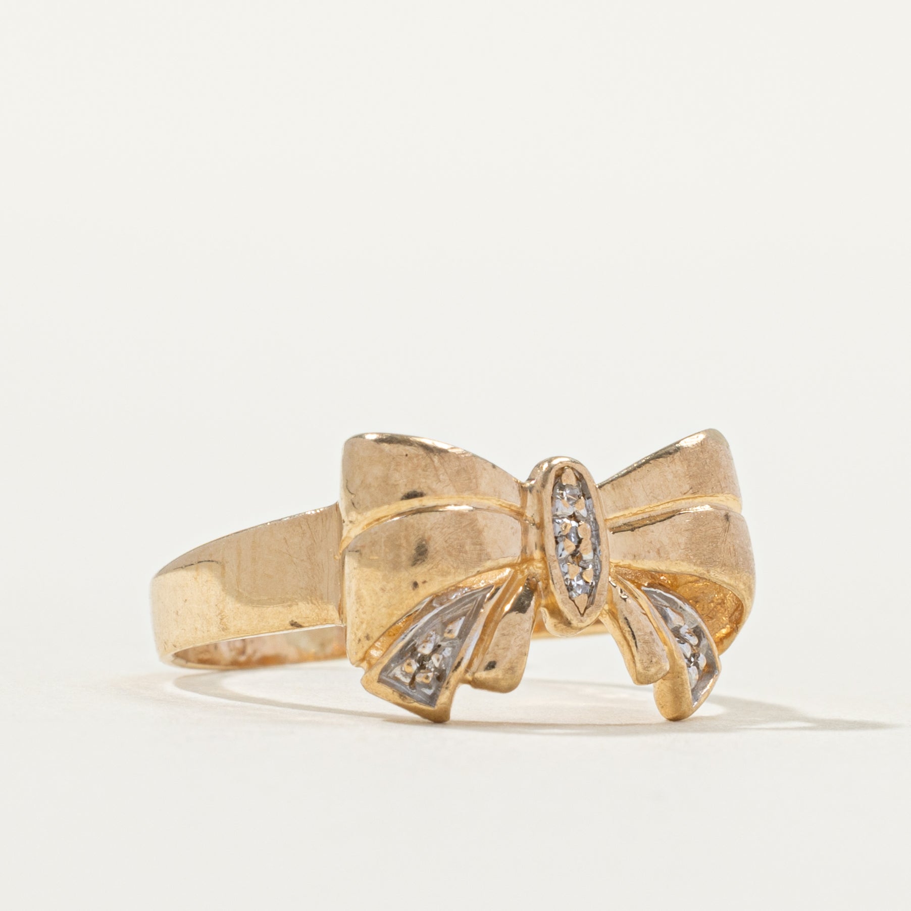 Diamond Bow Ring | SZ 5.0 |