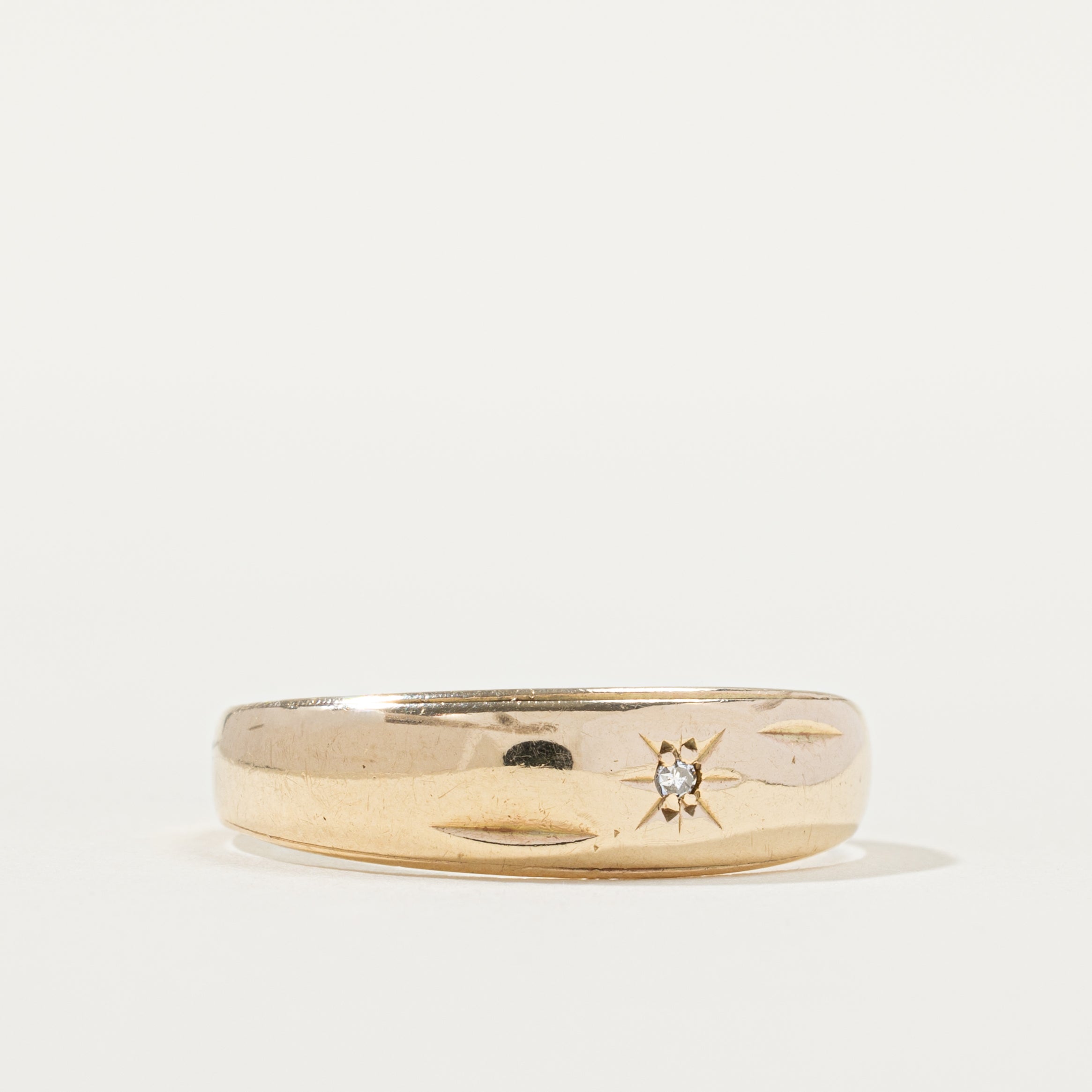 Star Set Diamond Band | SZ 9.5 |