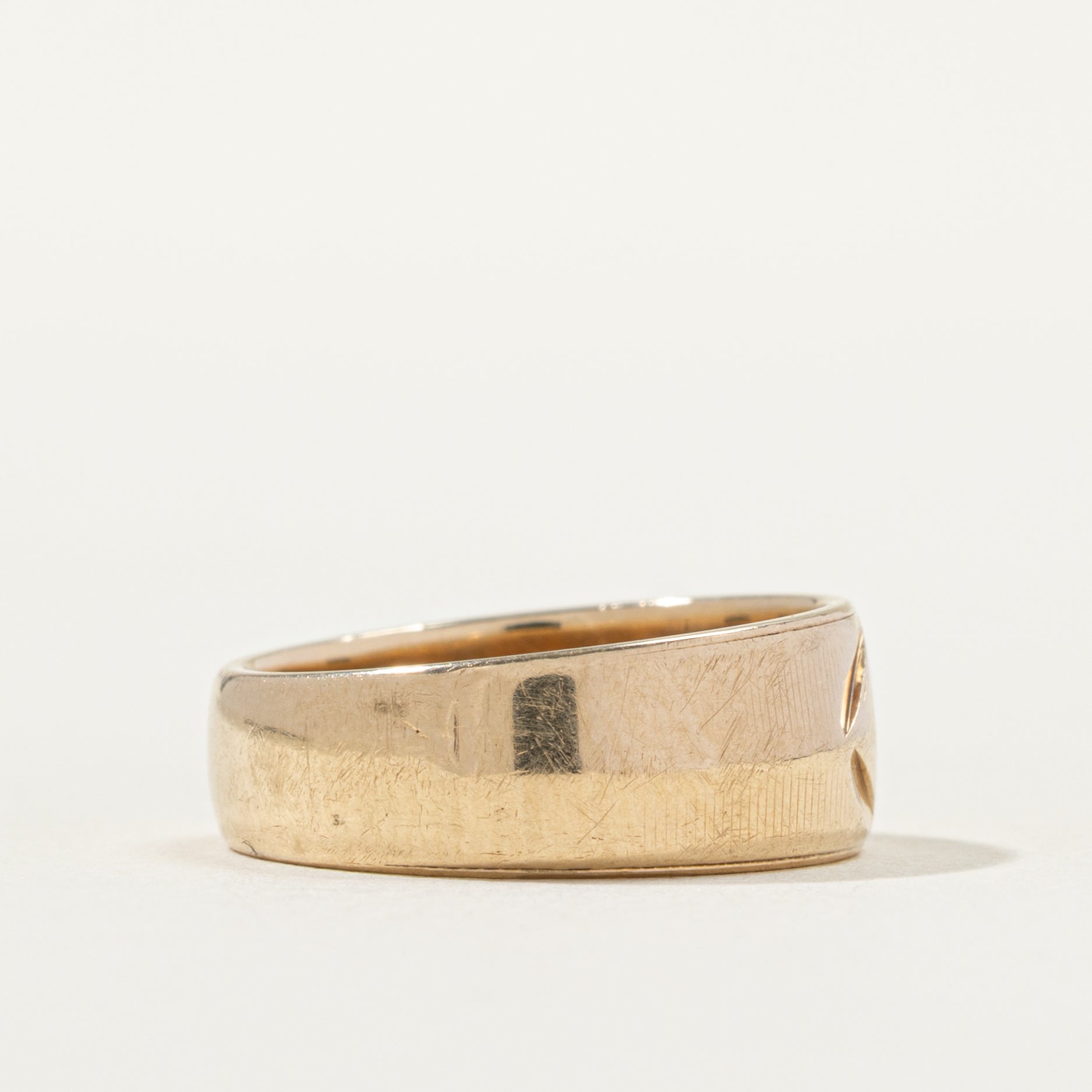 Star Set Diamond Geometric Band | SZ 5.5 |