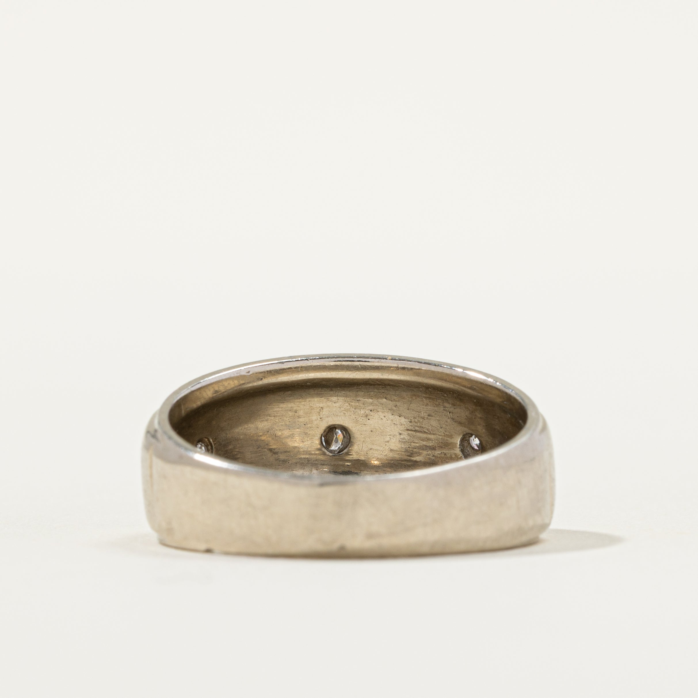 Star Set Three Stone Diamond Band | SZ 9.75 |