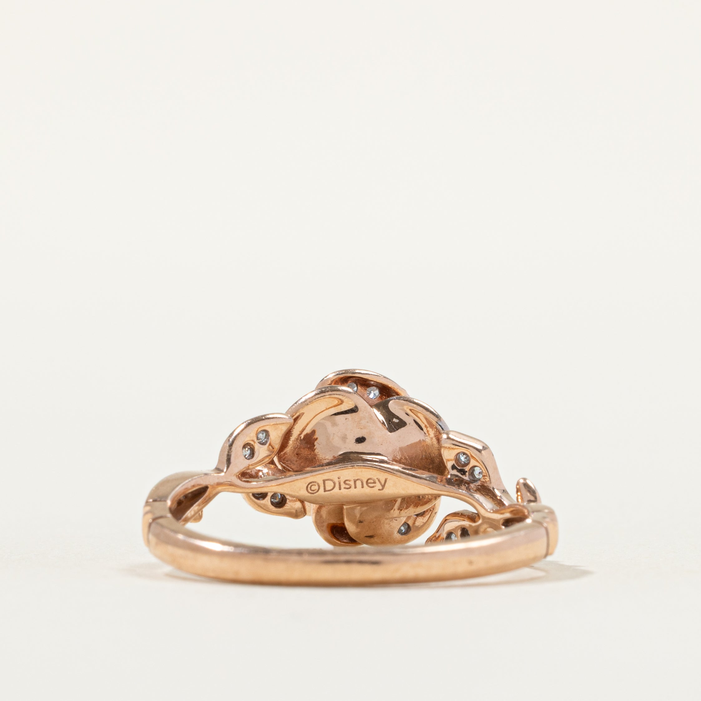 'Disney' Diamond Accented Rose Ring | SZ 6.75 |