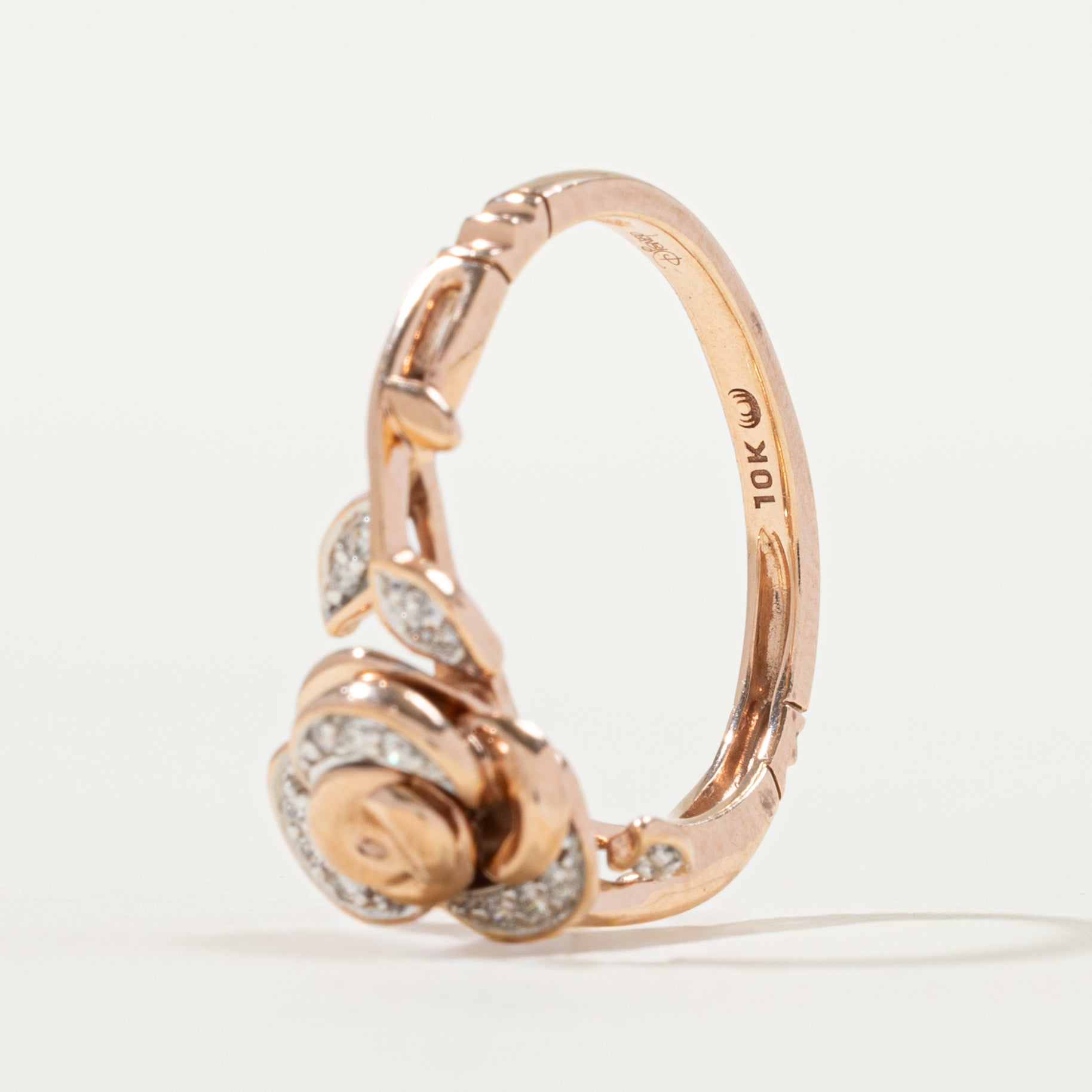'Disney' Diamond Accented Rose Ring | SZ 6.75 |