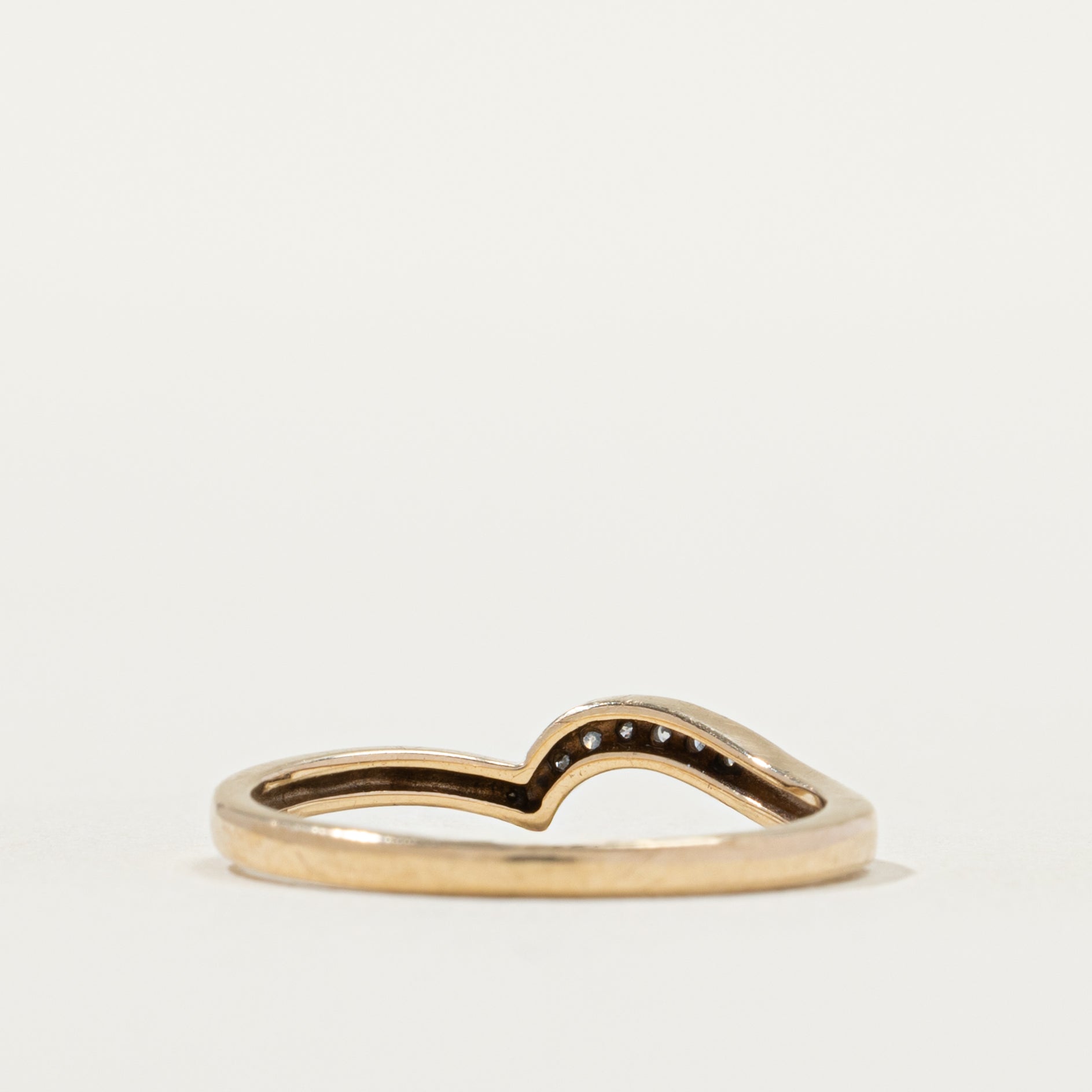 Pave Set Diamond Contour Ring | SZ 5.5 |