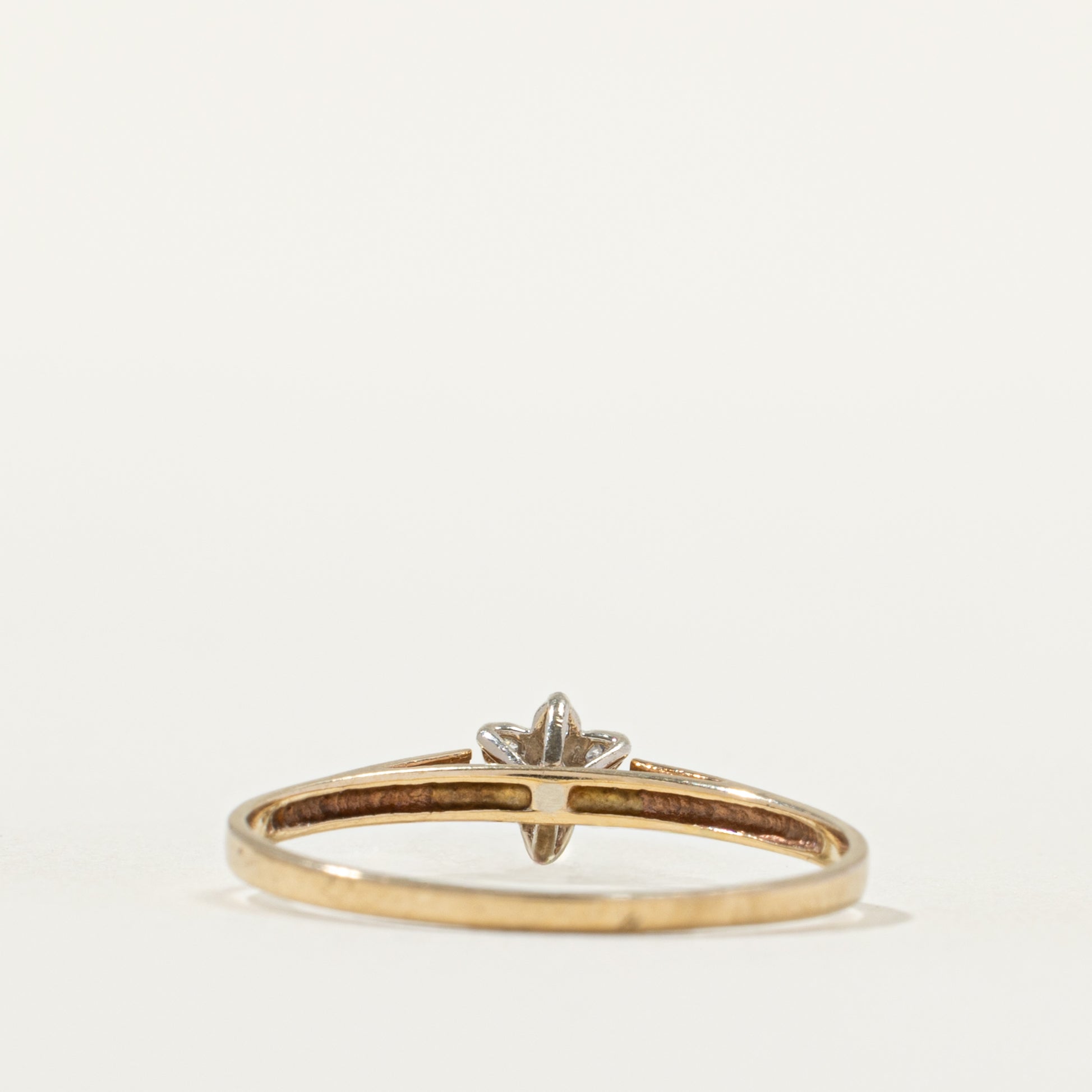 Diamond Flower Petal Ring | SZ 6.0 |