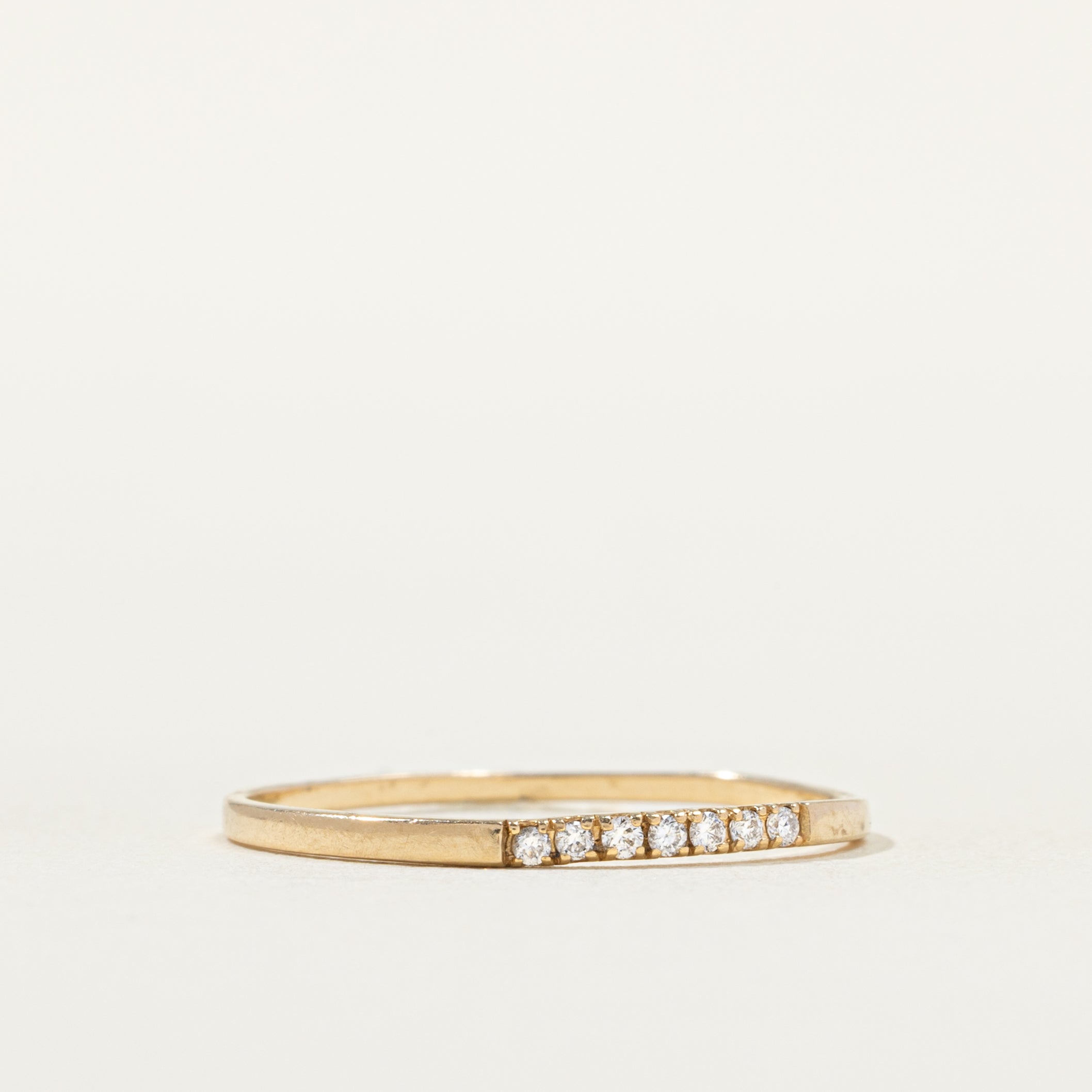 14k Diamond Thin Band | 1.31 | SZ 7.75 |